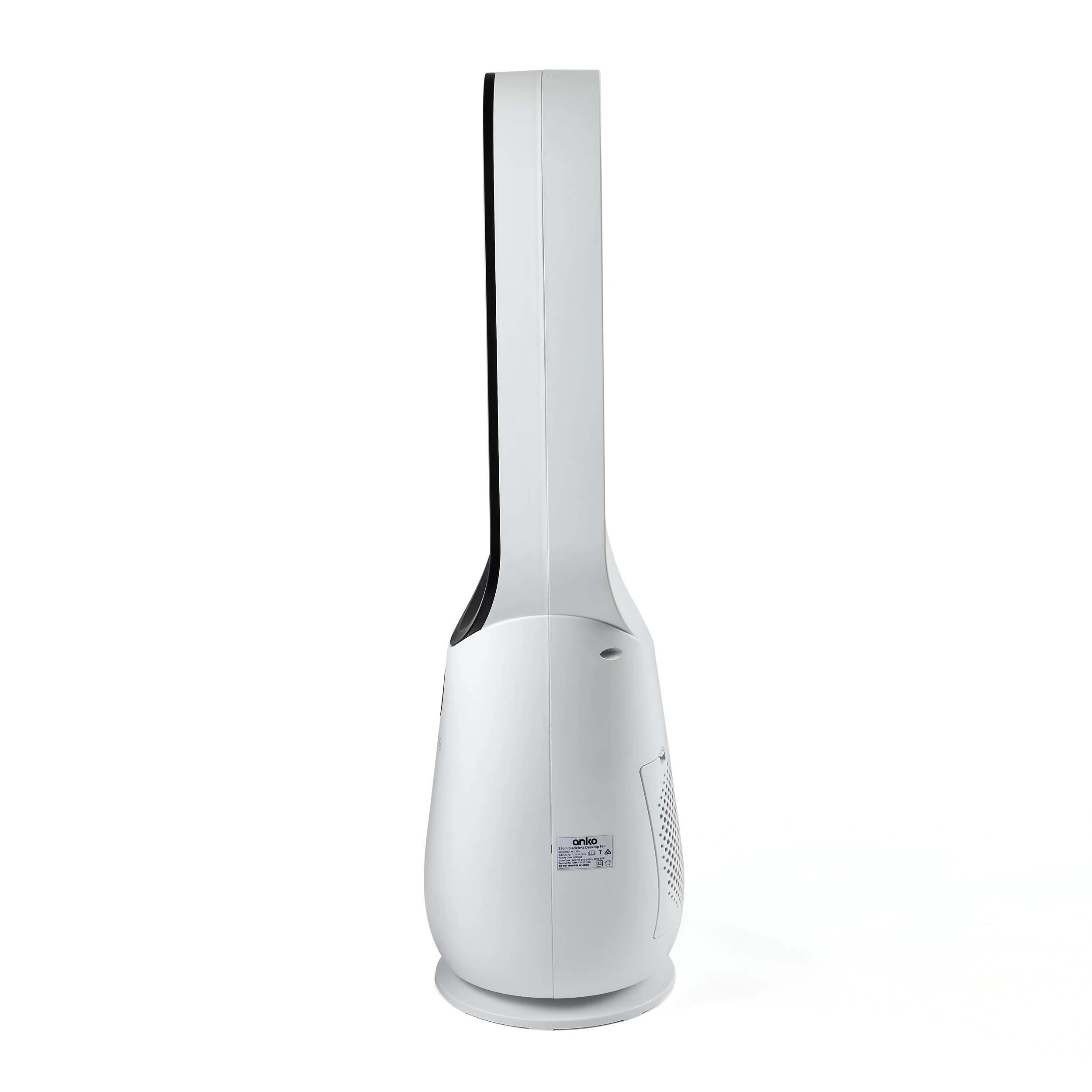 4 Bladeless Floor Fan - White, 4 of 8