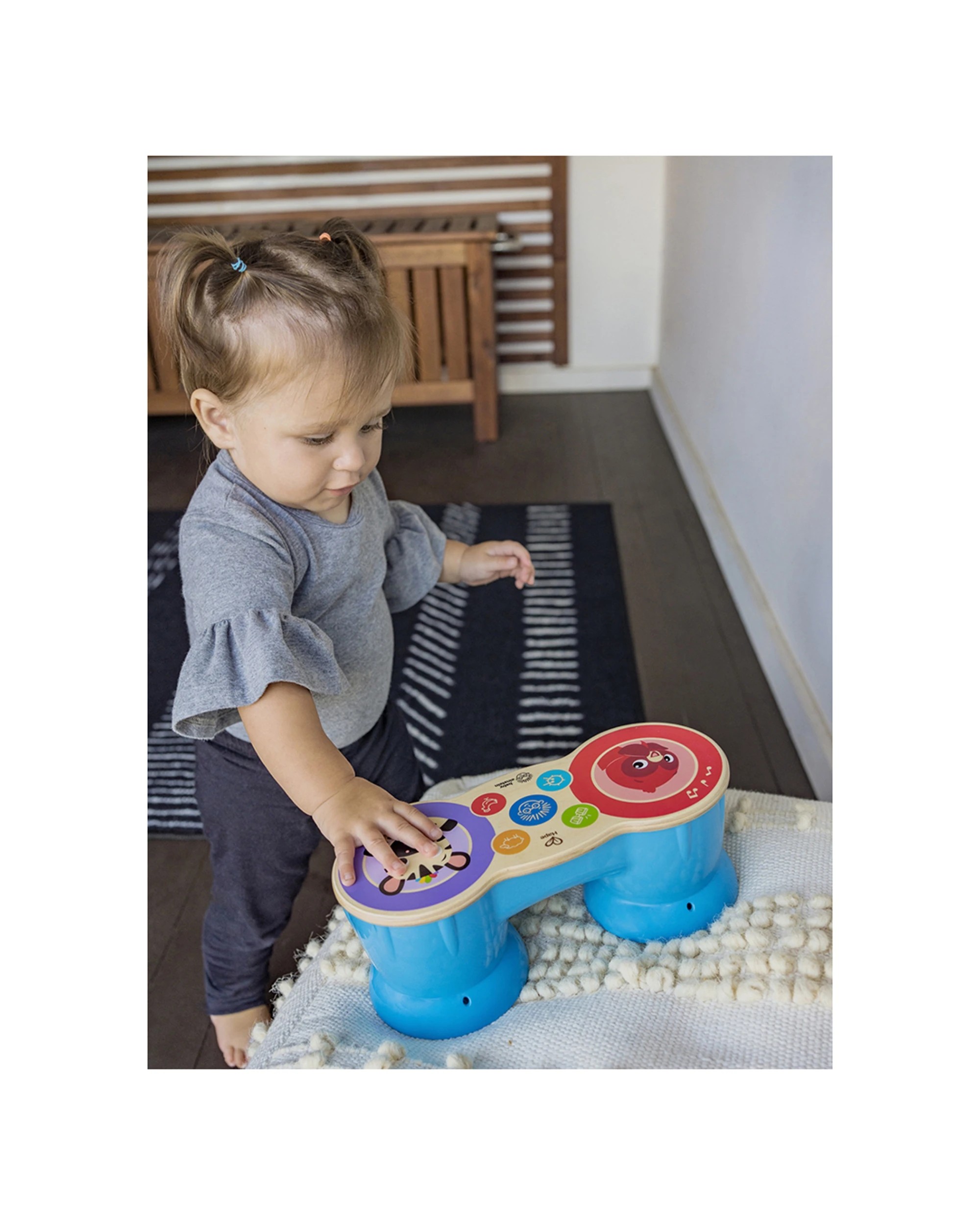 7 Baby Einstein Upbeat Tunes Magic Touch Drum Musical Toy 6 Months Plus - Multi, 7 of 8