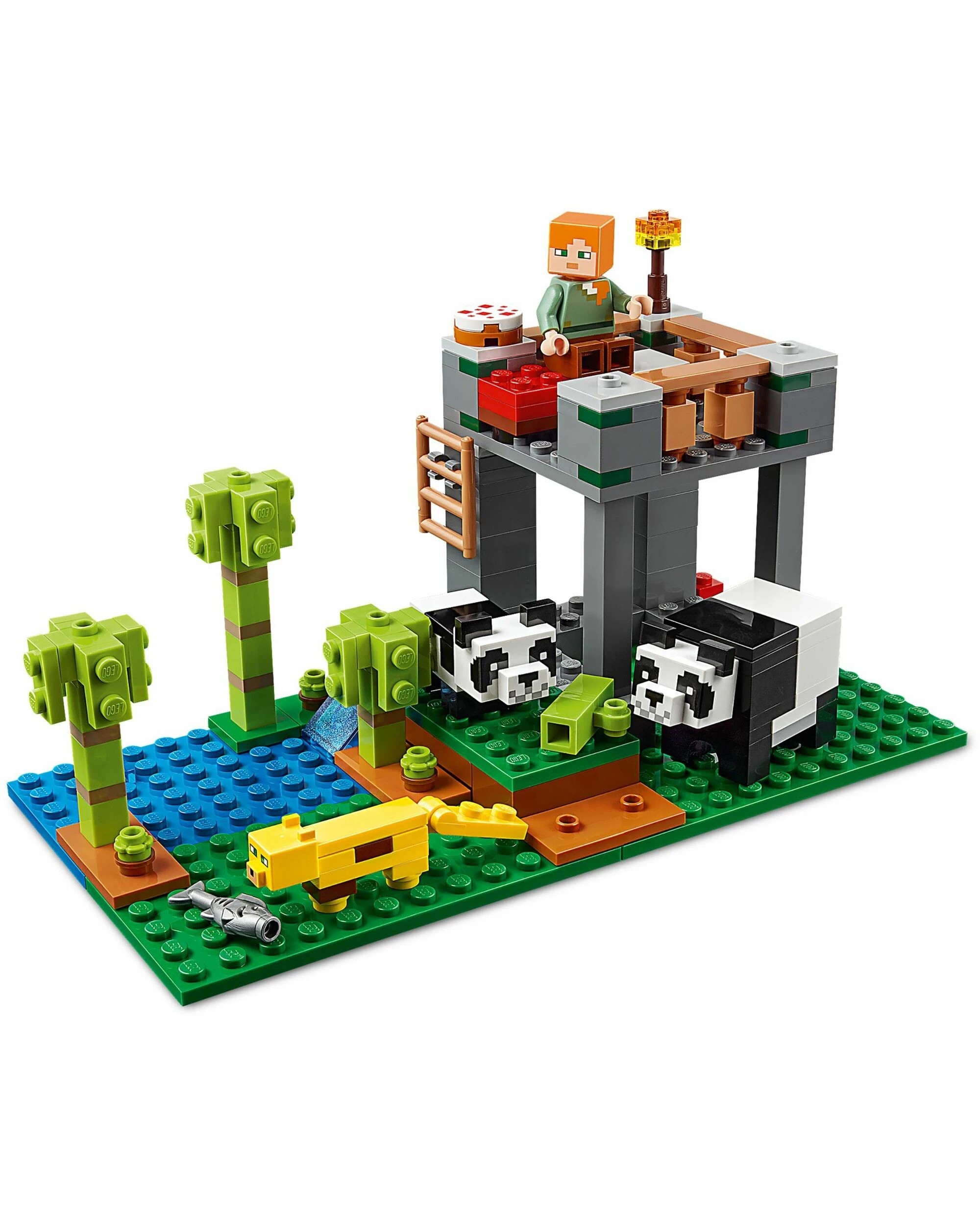 3 LEGO 21158 Minecraft Panda Nursery Building Toy Set, 3 of 5