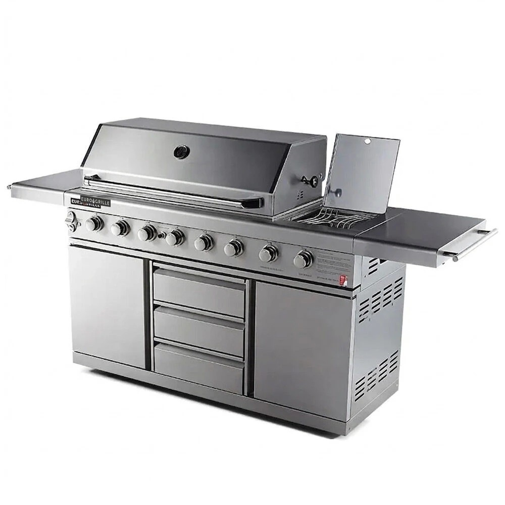 1 EuroGrille 8 Burner Outdoor BBQ Grill, 1 of 1