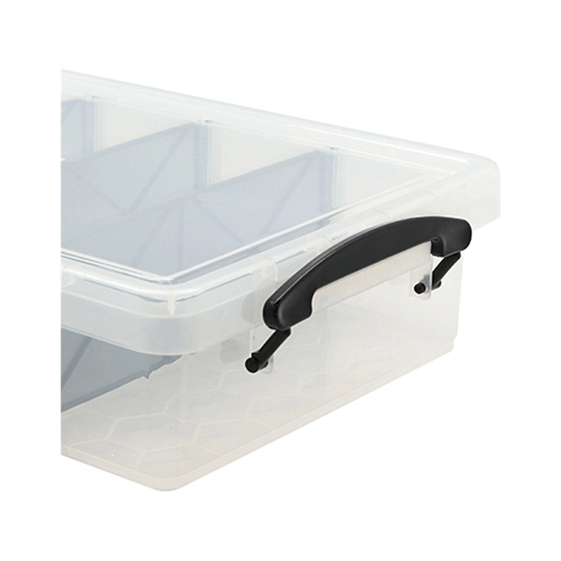 5 Boxsweden 6l Compartment Storer 4 Section Storage Container Plastic Box
 - Clear, 5 of 5