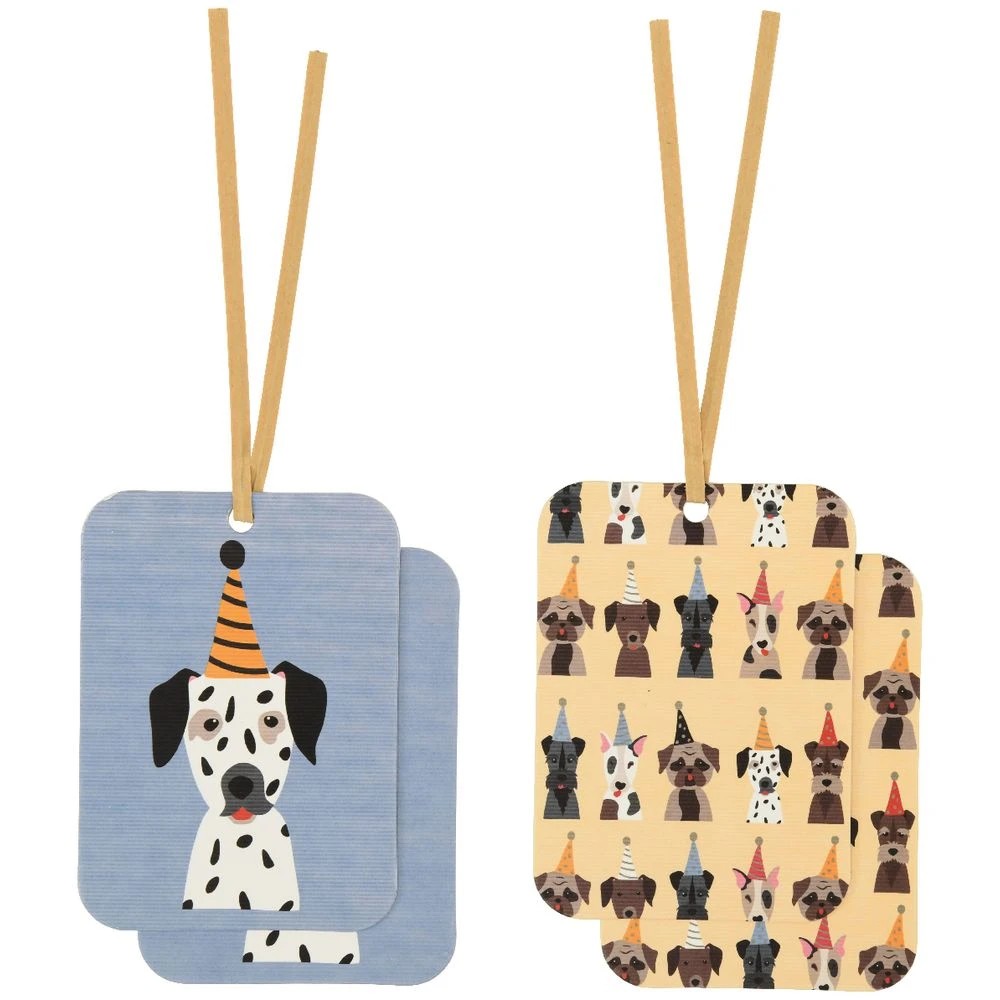 2 Otto FSC Gift Tags Dogs 4 Pack, 2 of 2
