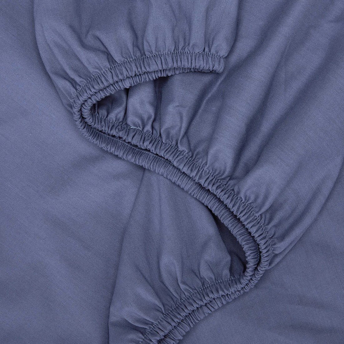 3 180 Thread Count Sheet Set - King Single Bed, Mid Blue, 3 of 8