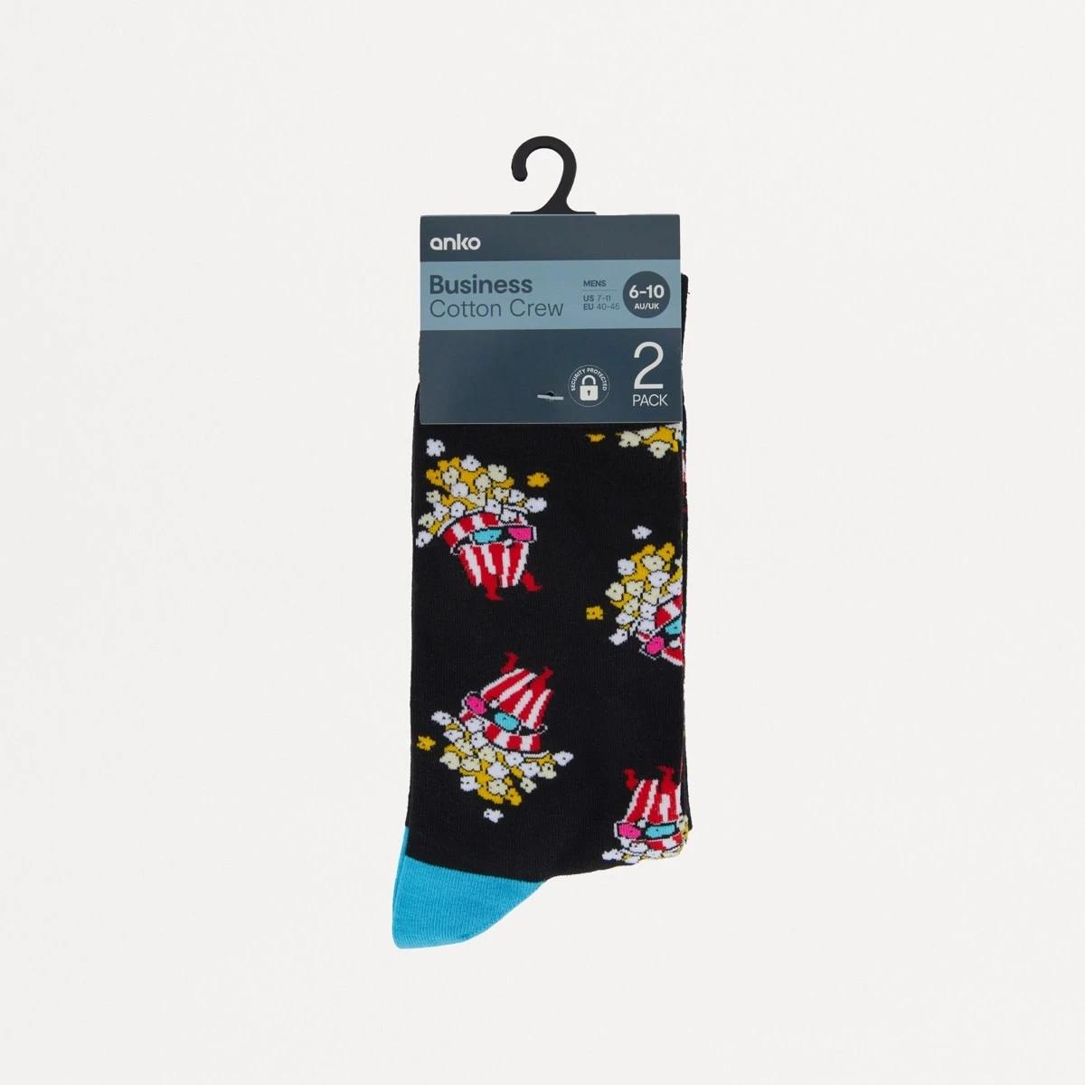 3 2 Pack Novelty Pattern Socks POPSTARS SOCKS, 3 of 3