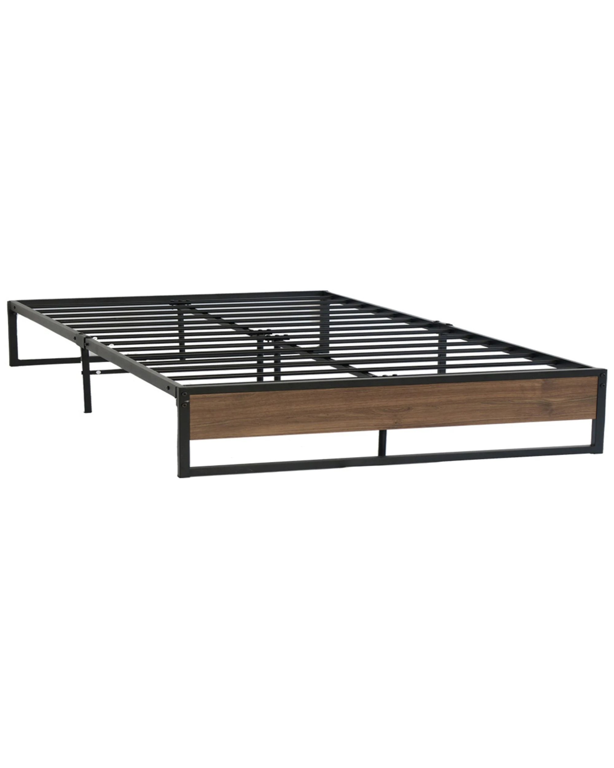 1 Artiss Bed Frame Metal Frame Bed Base Oslo - Queen
 - Black, 1 of 3
