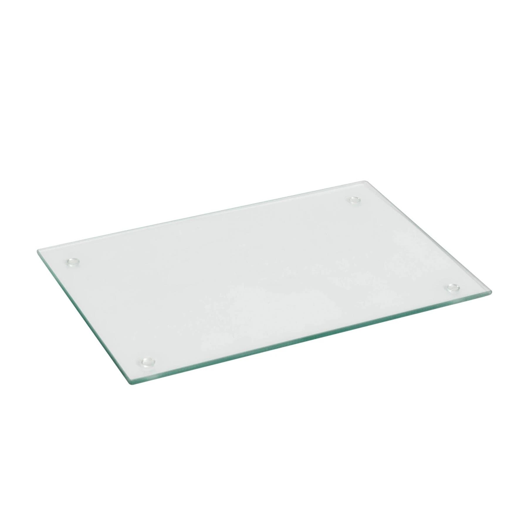 1 Harbour Housewares Rectangle Glass Chopping Board - 30cm x 20cm - Clear, 1 of 7