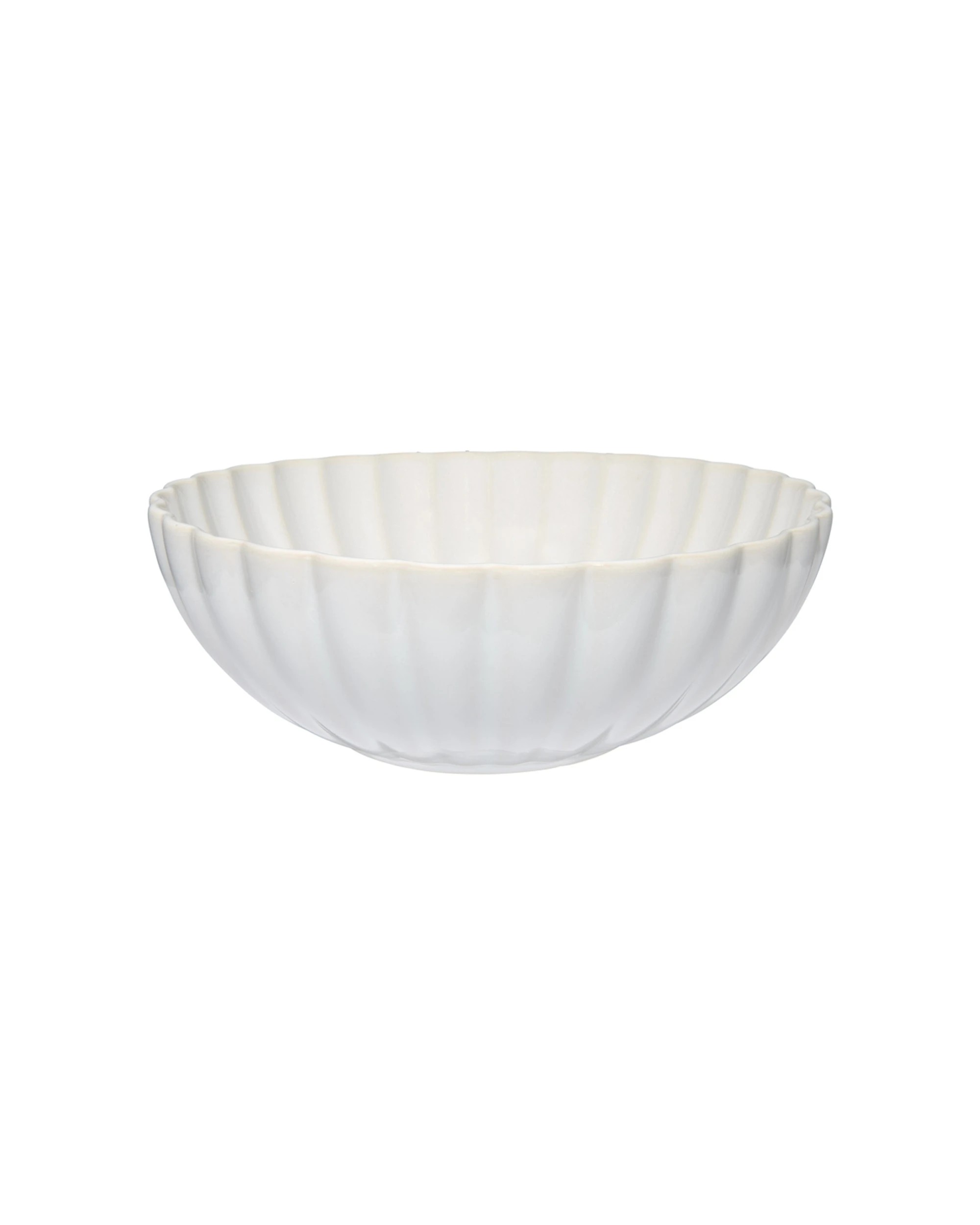 1 Casa Domani Solare Round Stoneware Serving Bowl 22 cm Beige - Beige, 1 of 3