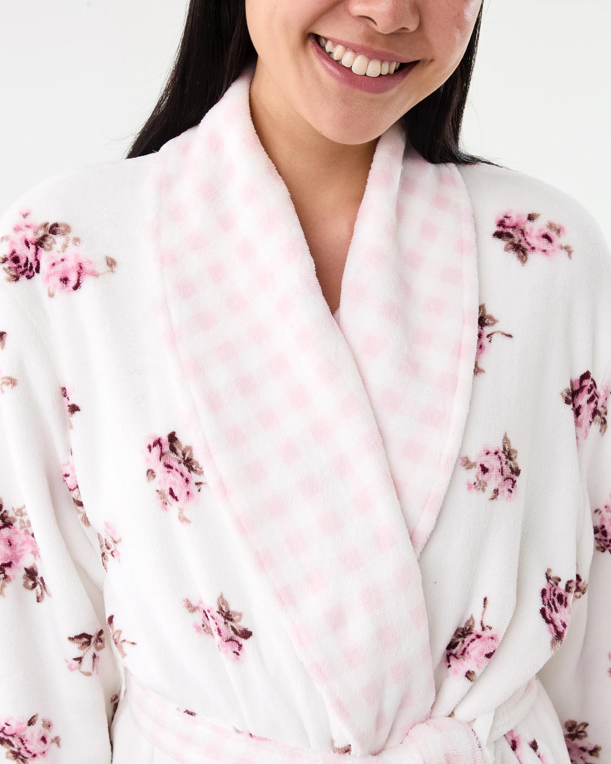 6 Reversible Printed Gown Rose Check, 6 of 9