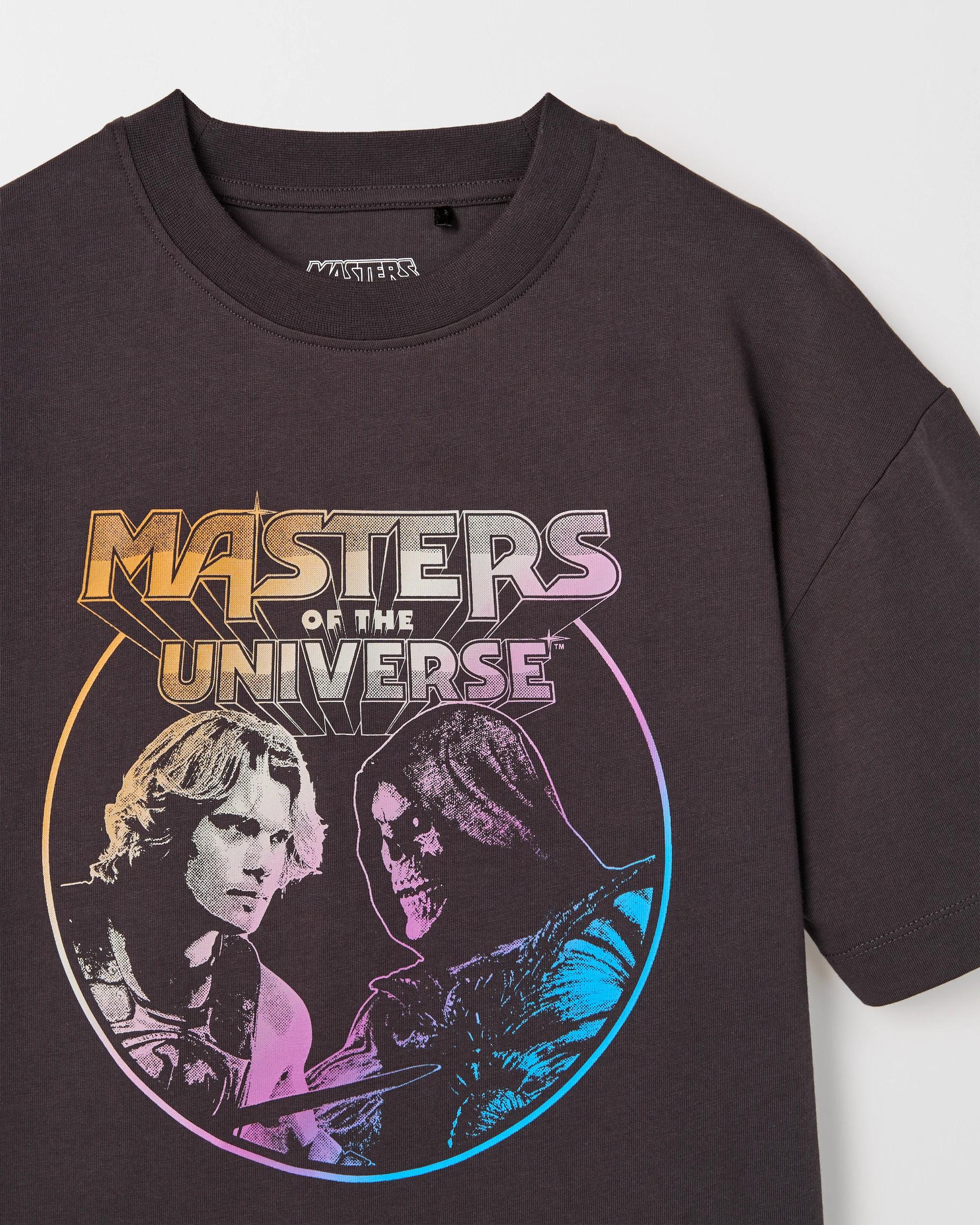 6 Masters of The Universe Australian Cotton Oversized T-Shirt BLACK, 6 of 7