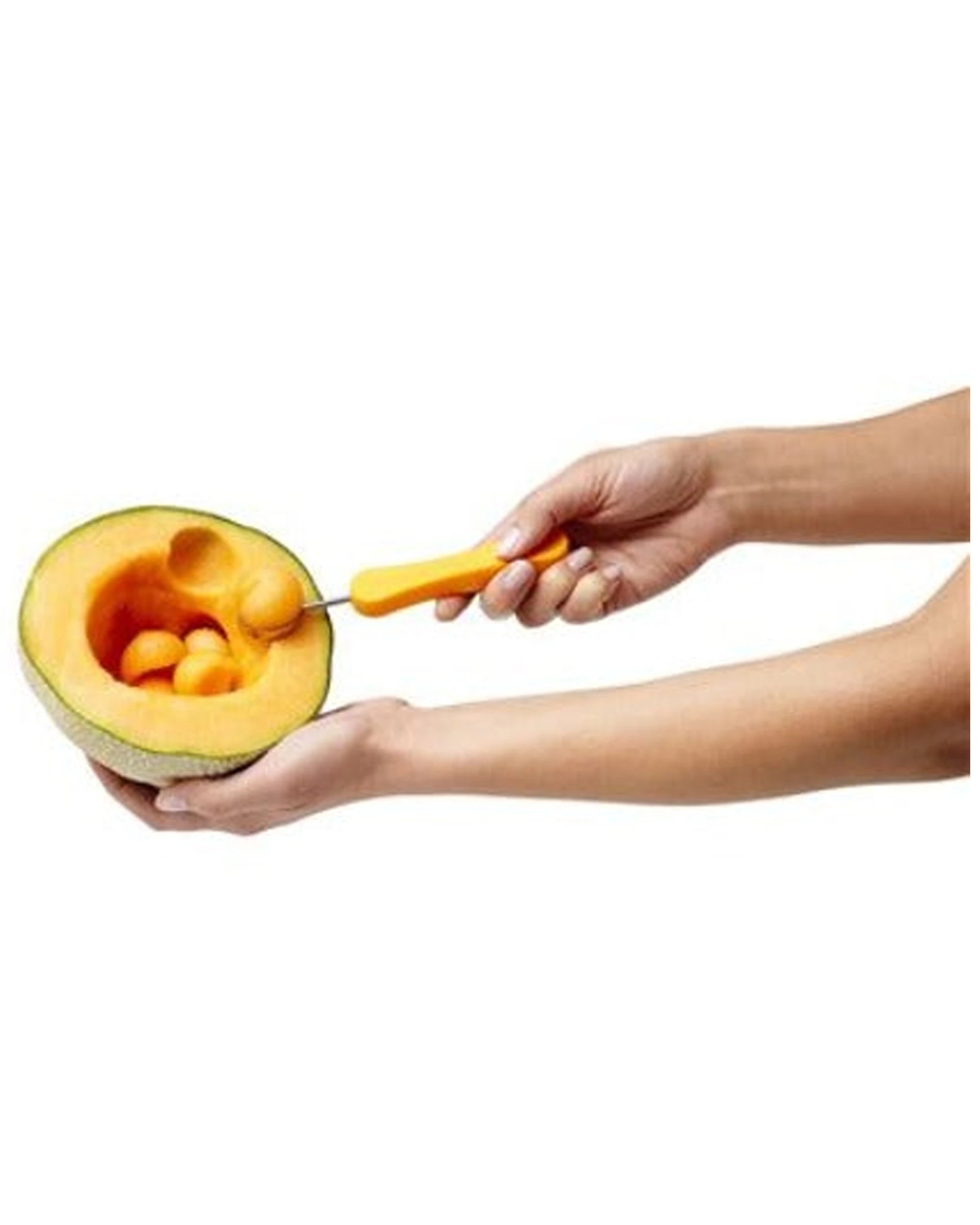 3 Cuisena Wooden Double-Ended Melon Baller 98820 - Plain, 3 of 3