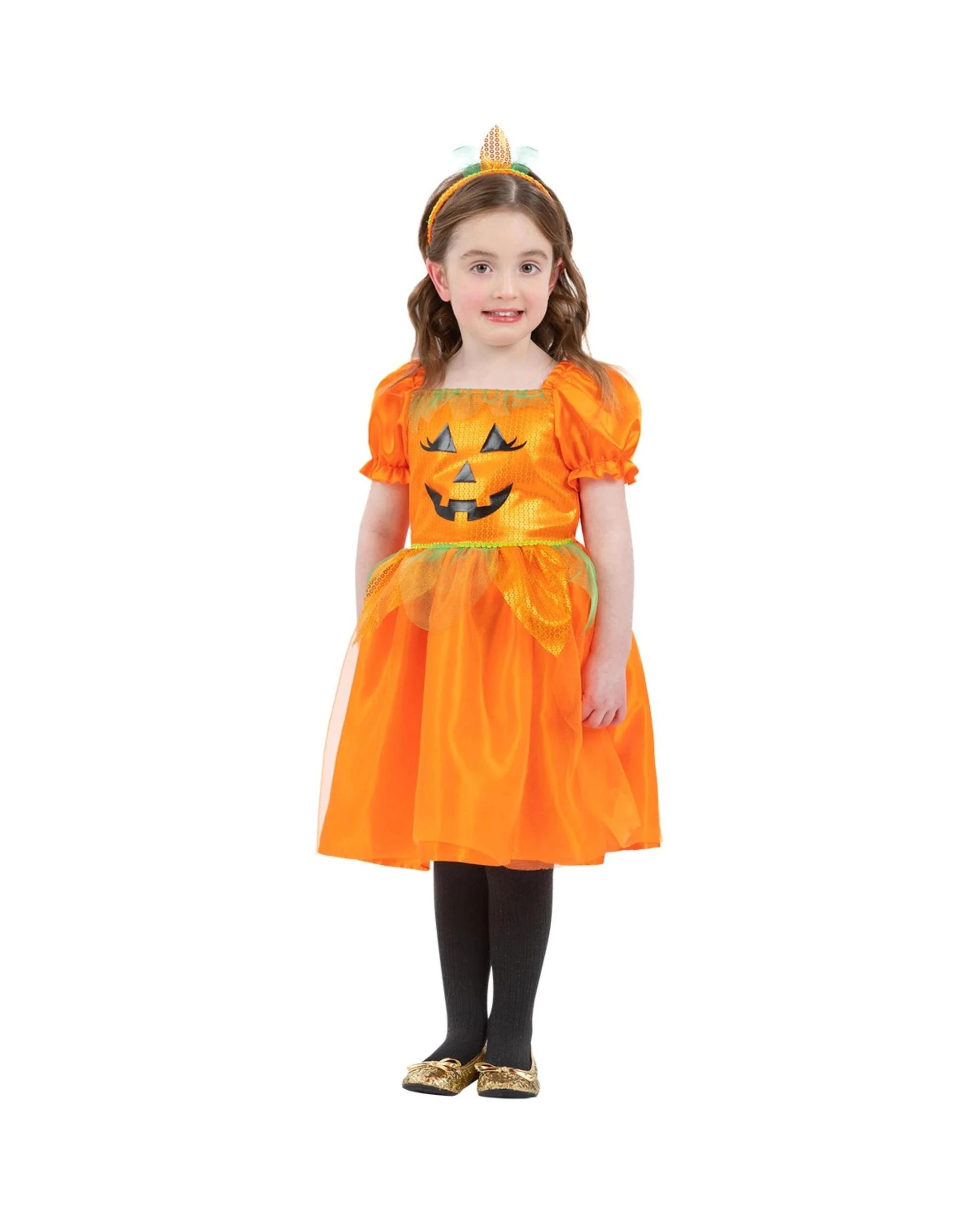 1 Pumpkin Child Costume Size Toddler 1-2 Years, 1 of 6