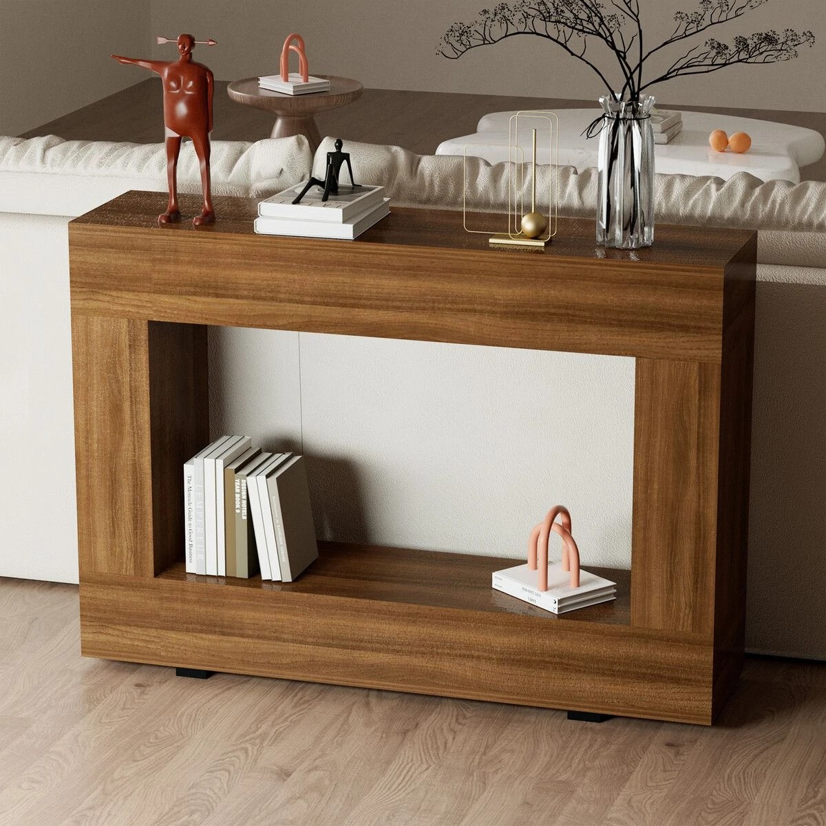 5 Ausway Hall Console Table Coffee Narrow Entry - Natural, 5 of 10