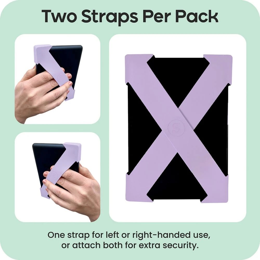 5 Strapsicle Silicone Straps for Kindle Large Lilac 2 Pack, 5 of 9