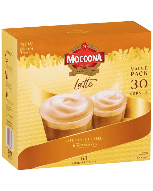Moccona Latte Sachets 30 Pack