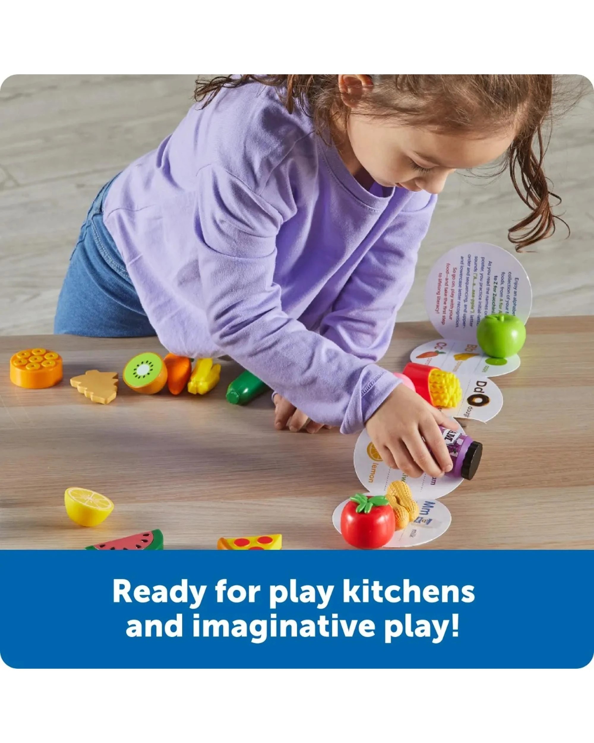 4 Learning Resources A-Z Mini Foods Alphabet 27 Piece Set, 4 of 6