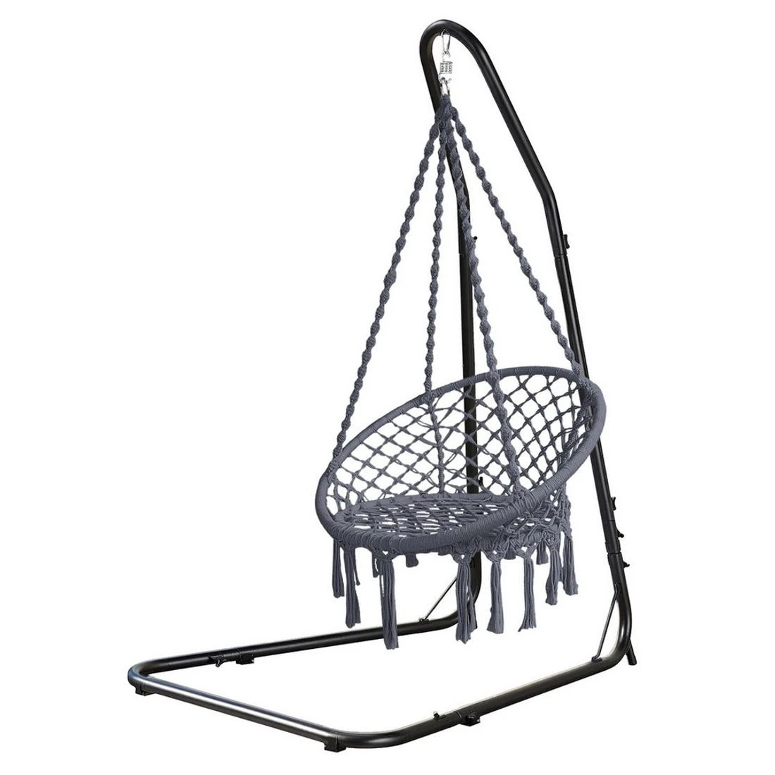 3 Gardeon Hammock Hanging Chair with Steel - Multi, 3 of 8