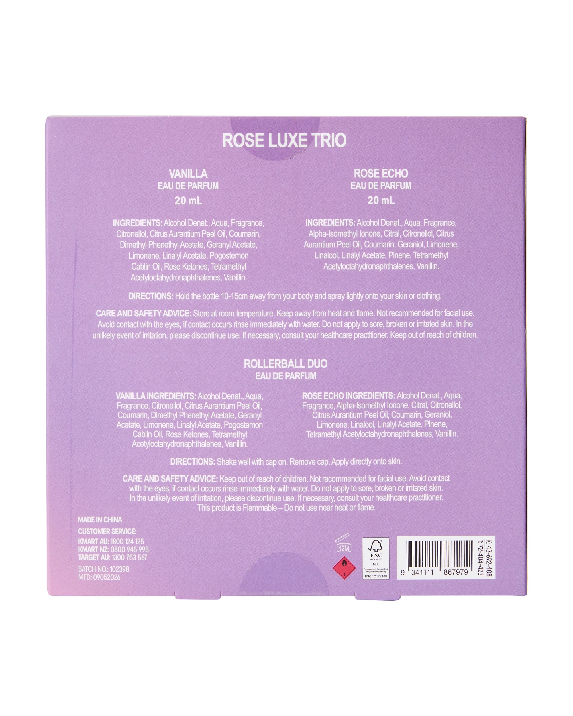 6 OXX Fragrance Rose Luxe Trio, 6 of 6