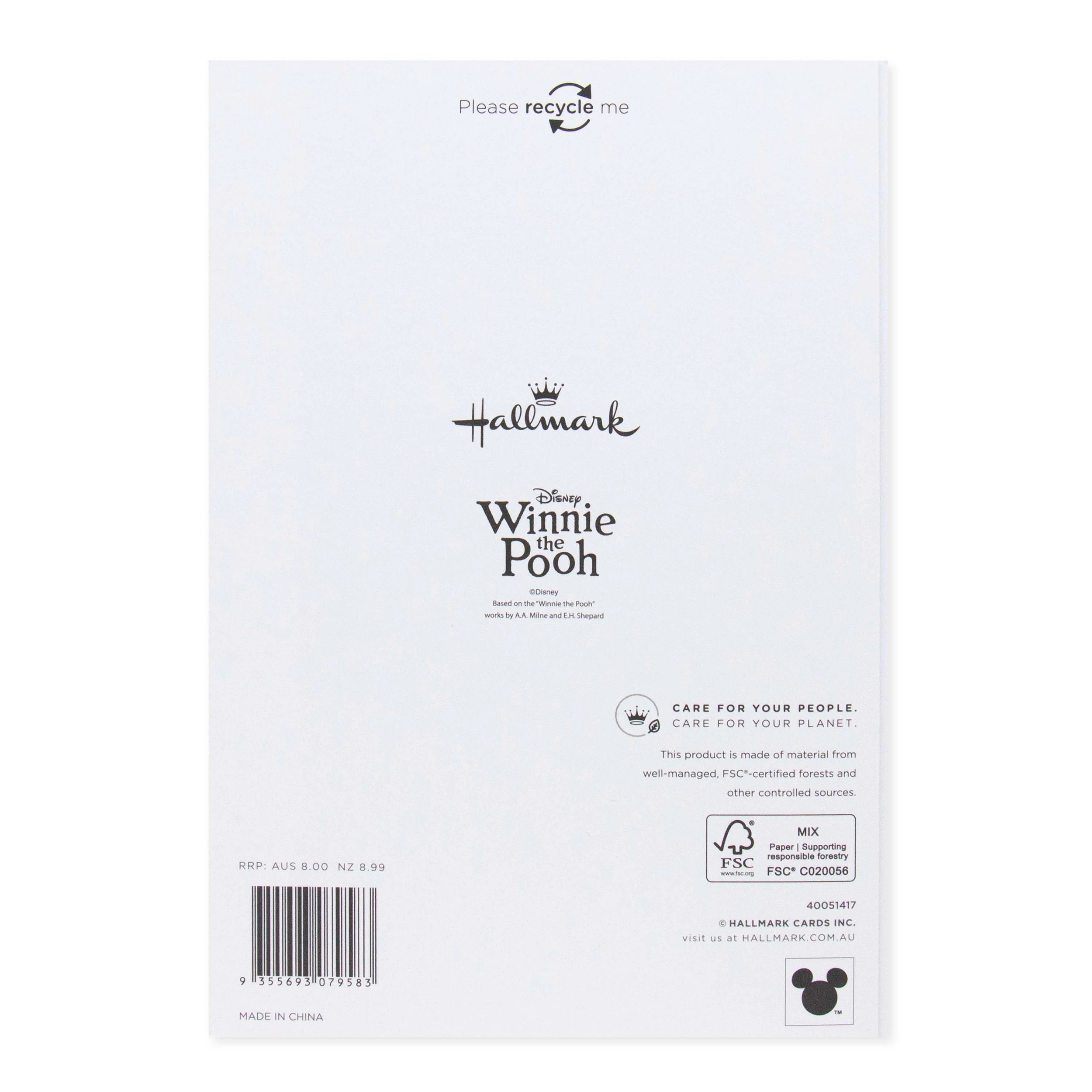 4 Hallmark Mother's Day Card - Winnie the Pooh, 4 of 4