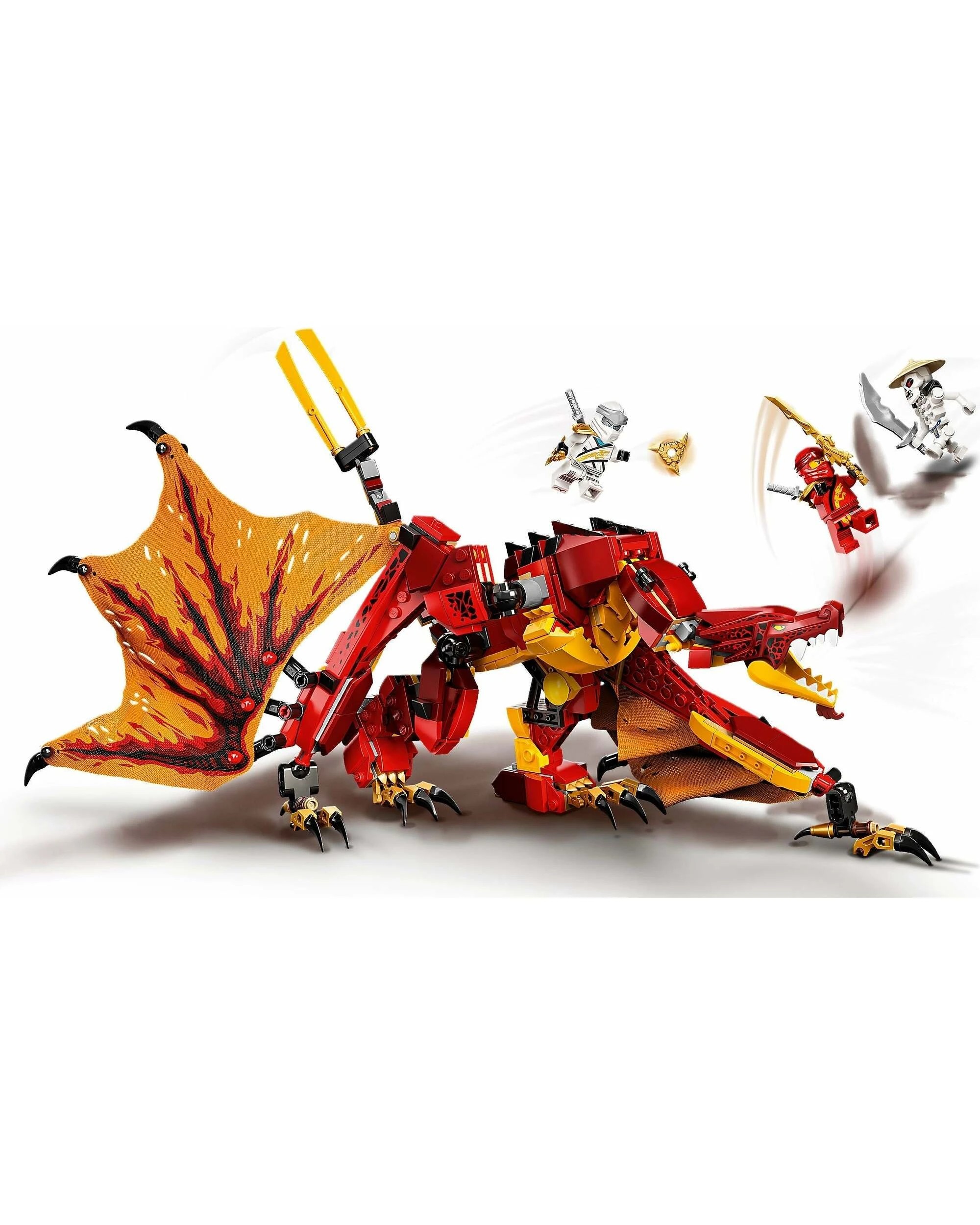 5 Lego 71753 NINJAGO Fire Dragon Attack Legacy Kai, Zane - Variant 2, 5 of 5