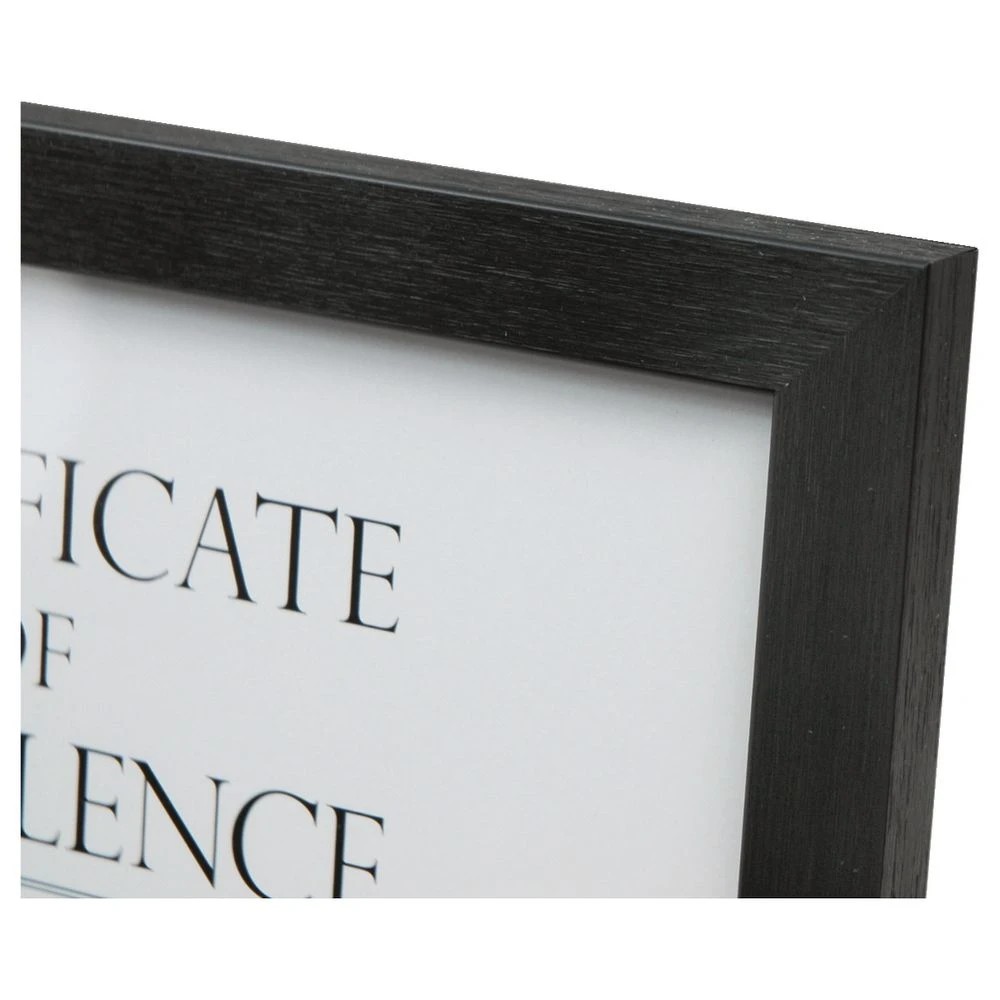3 A3 Certificate Frame Brushed Black, 3 of 3