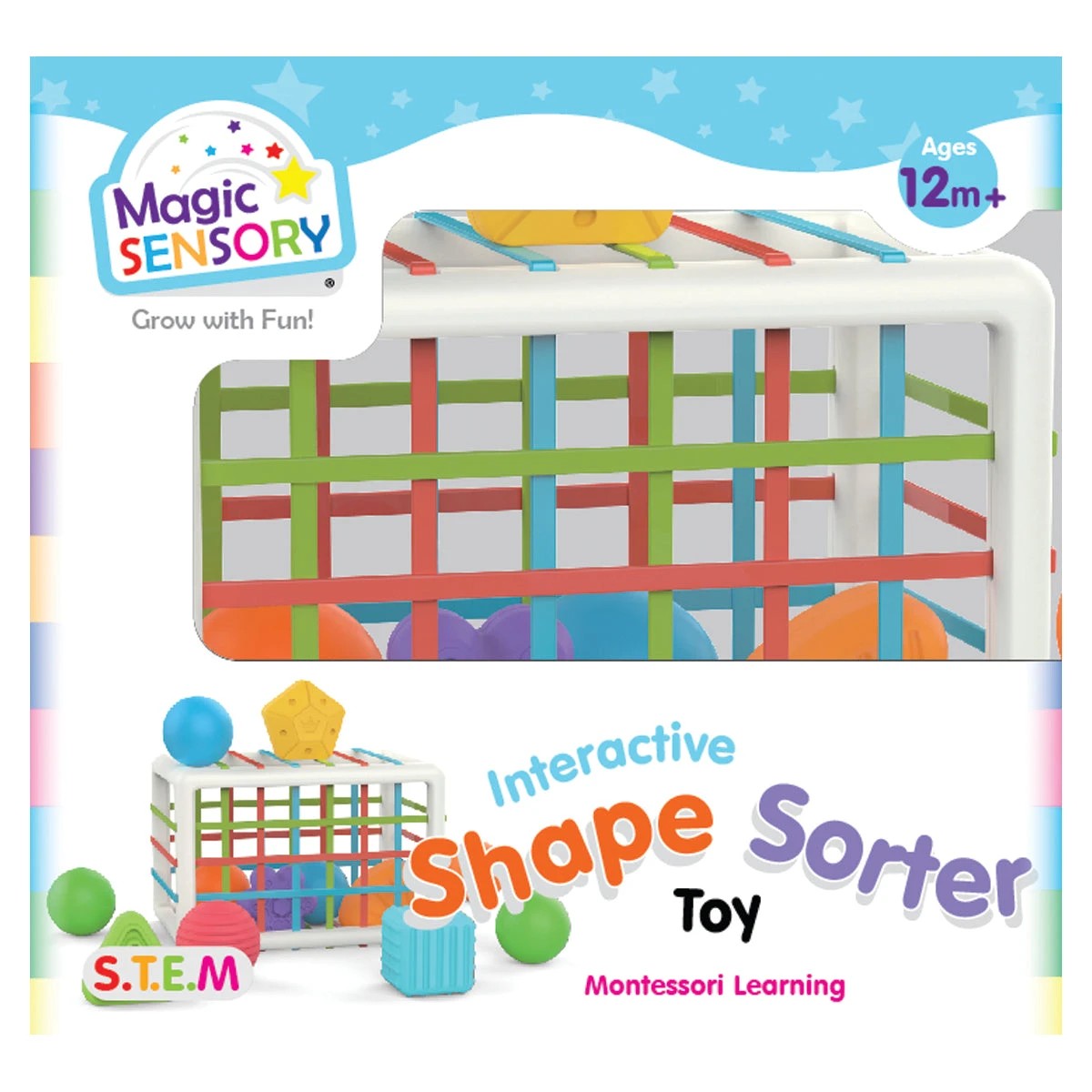 1 Magic Sensory Shape Sorting Bin, 1 of 8
