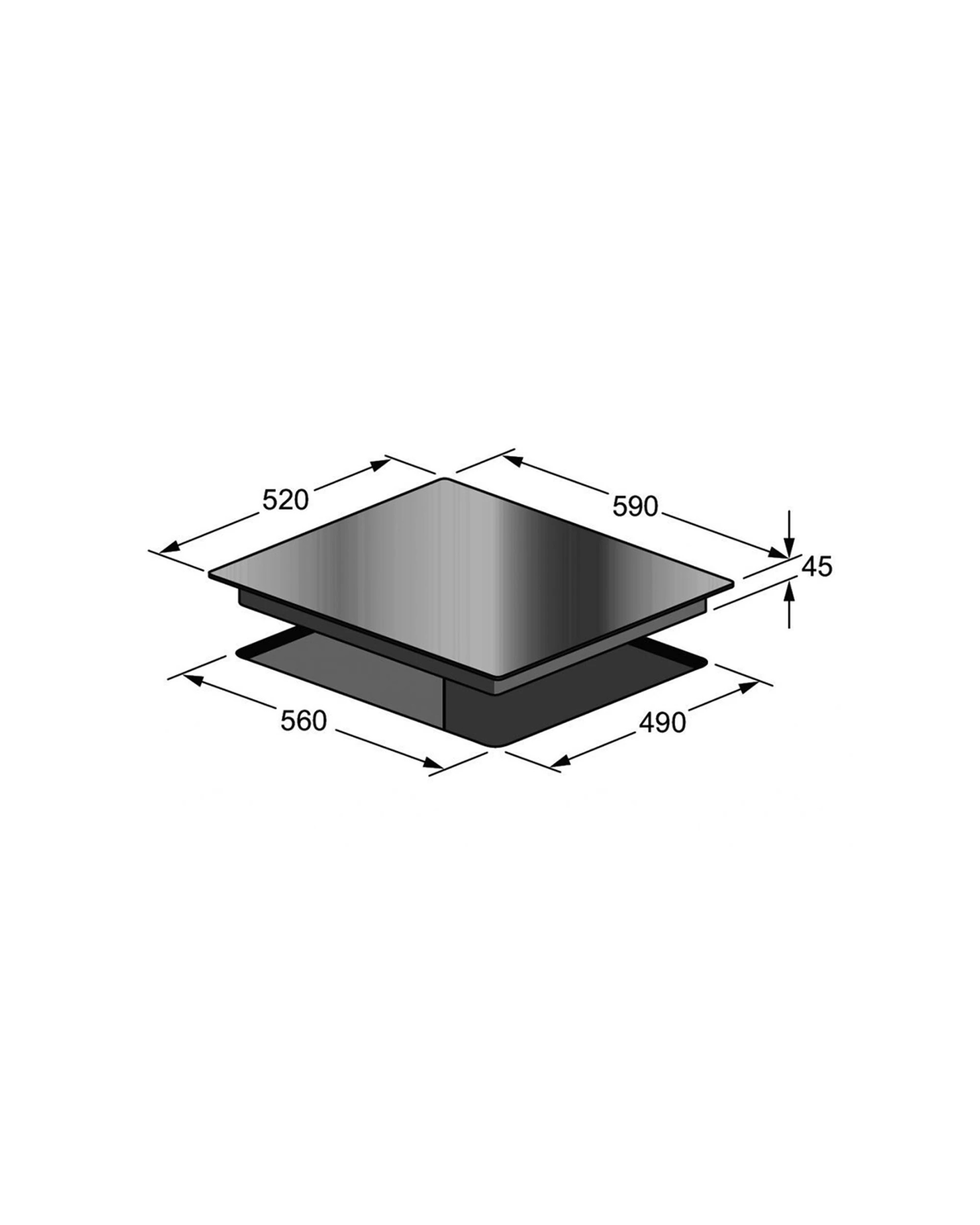 2 Kleenmaid Built-In Ceramic Cooktop 60cm Sensor Touch Controls 4-Zone Stovetop - Black, 2 of 4