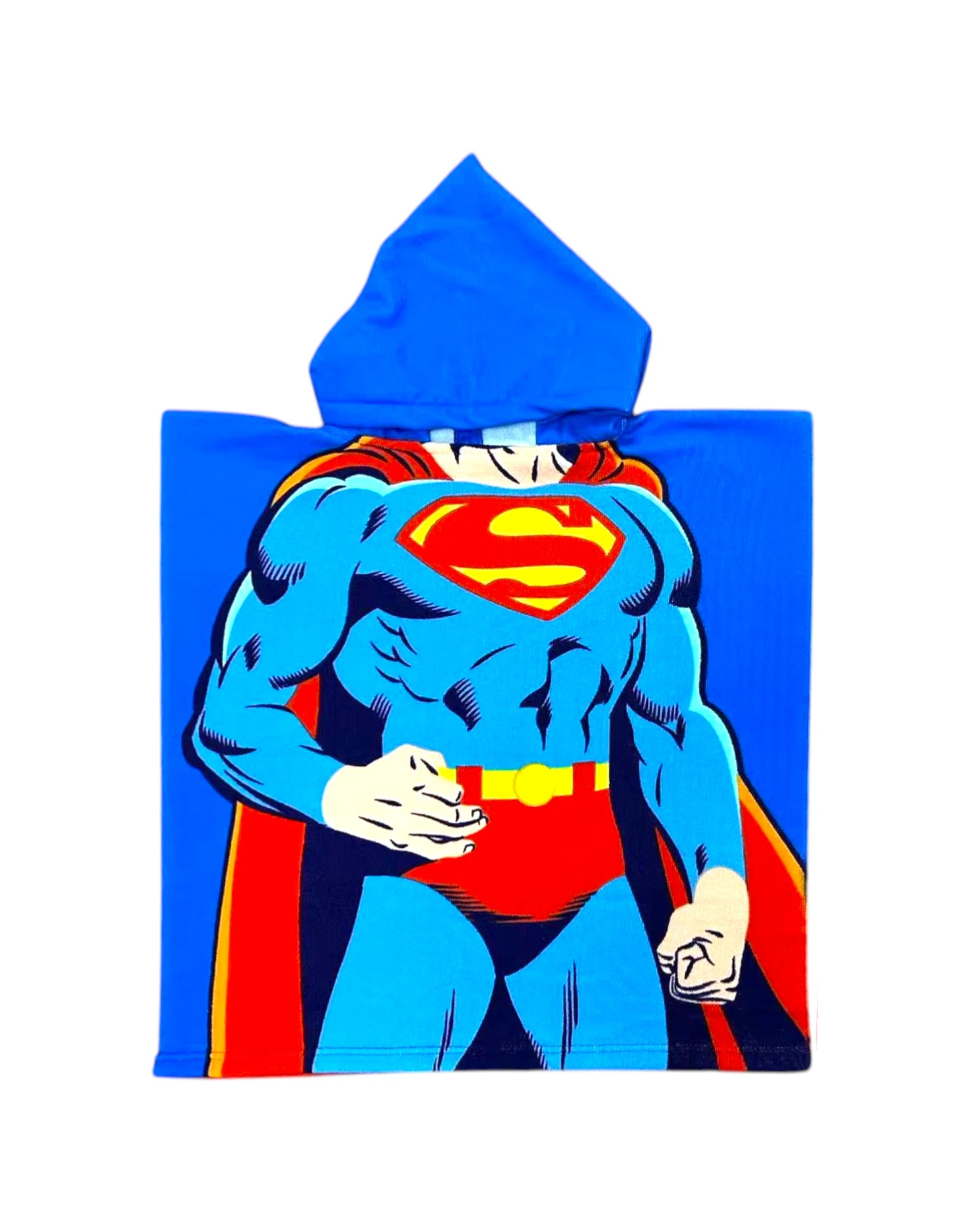 1 Warner Bros Superman Hooded Kids Towel, 1 of 2