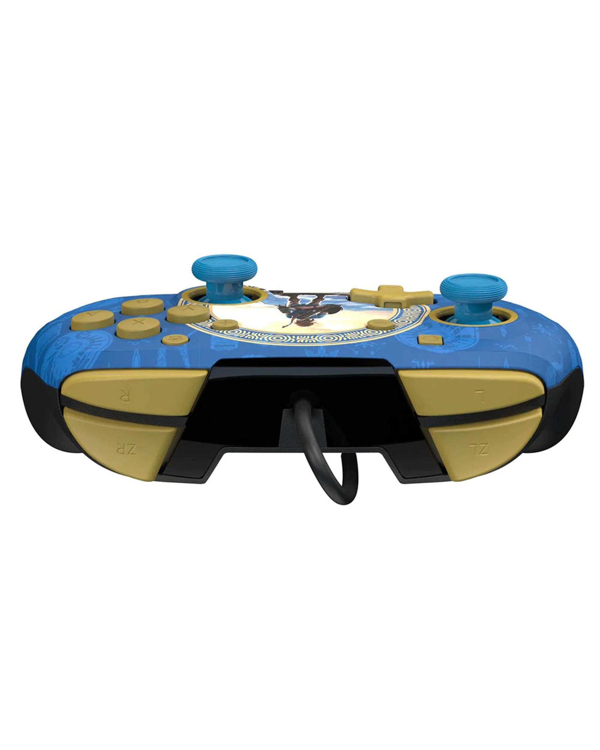 6 PDP Switch Rematch Wired Controller Hyrule Blue, 6 of 10