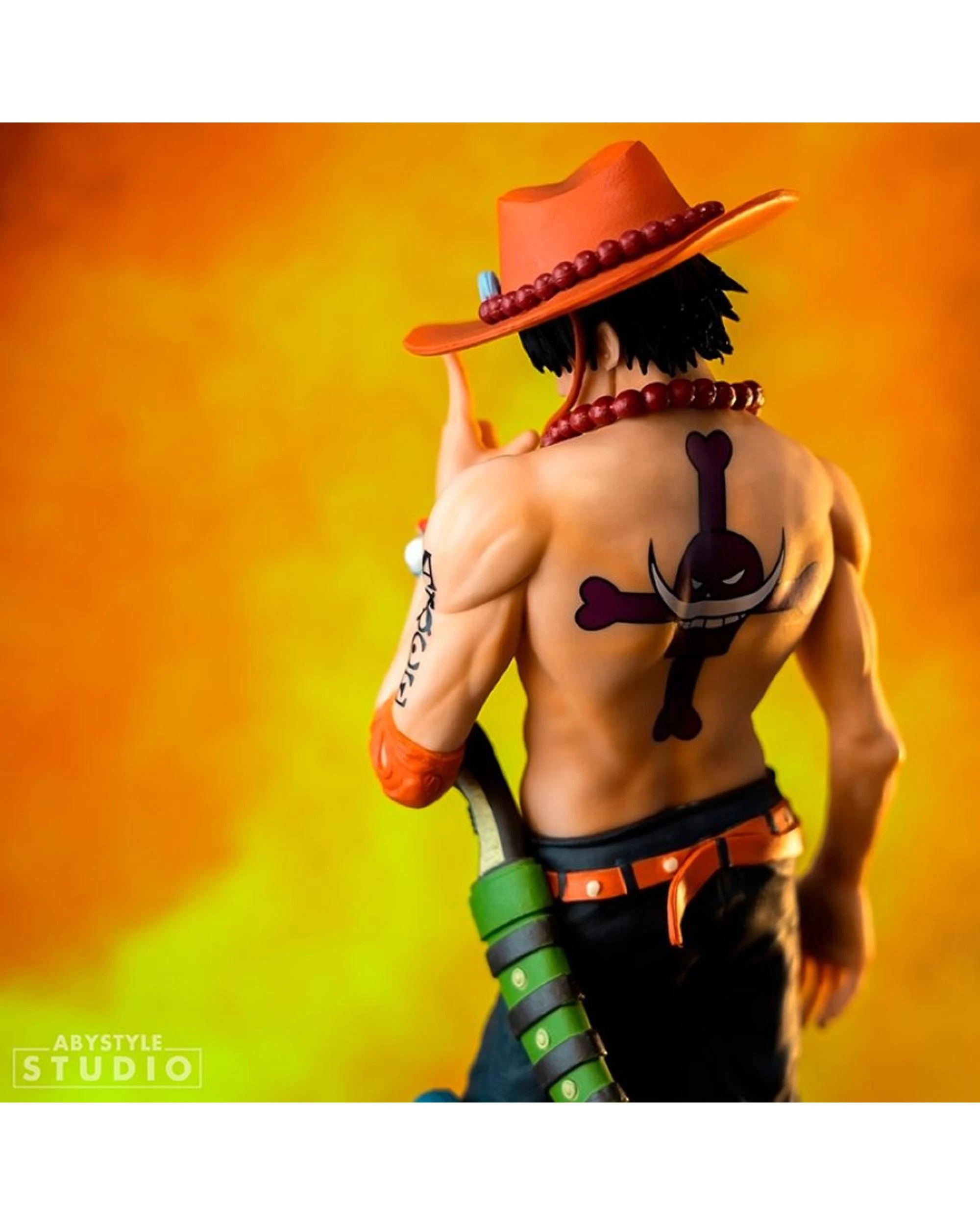 8 Super Figure Collection One Piece Portgas D Ace 1:10 Scale Figure, 8 of 9