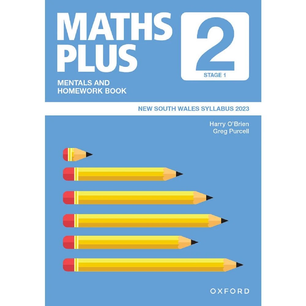 1 Oxford Maths Plus NSW Syllabus Mentals and Homework Book 2, 1 of 3