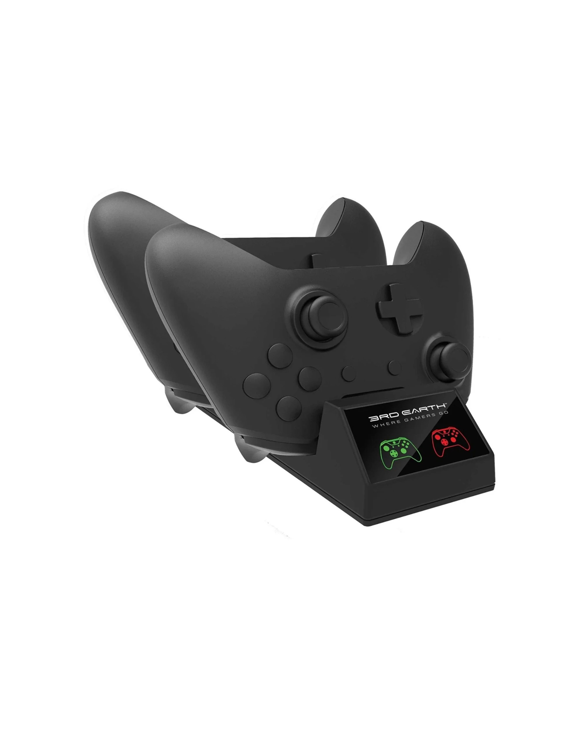 3 3RD EARTH Dual Controller Charger Xbox Controller Charger USB 5V Charging Dock - Black, 3 of 3