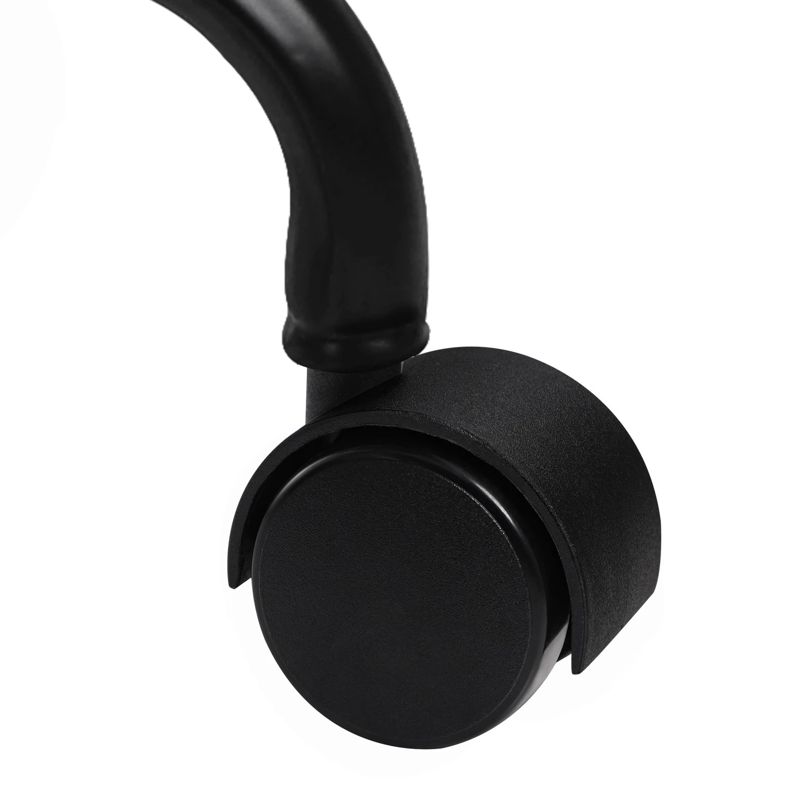 5 Alfordson 2x Salon Stool Round Swivel Barber Hair Dress Chair - All Black, 5 of 10