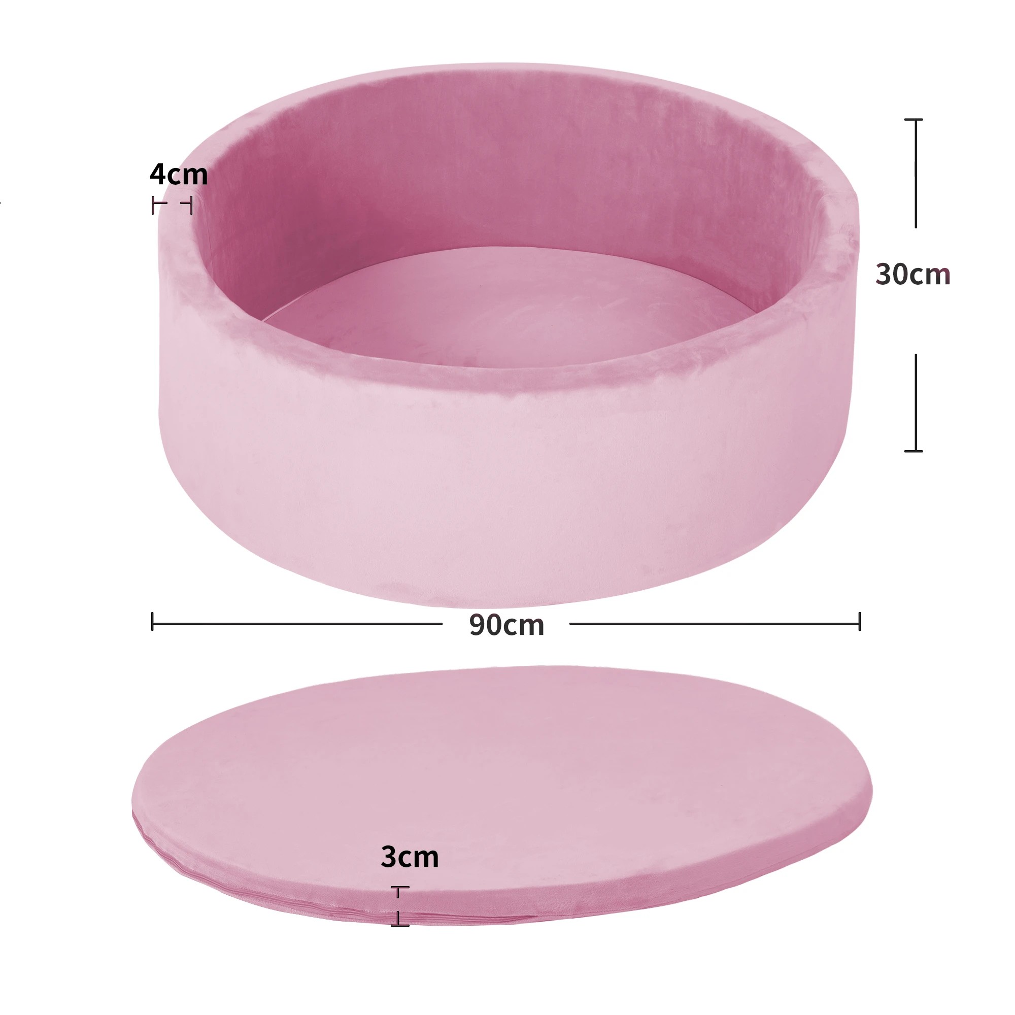 3 Bopeep Kids Ball Pit Play Tent Pink (without Balls), 3 of 6