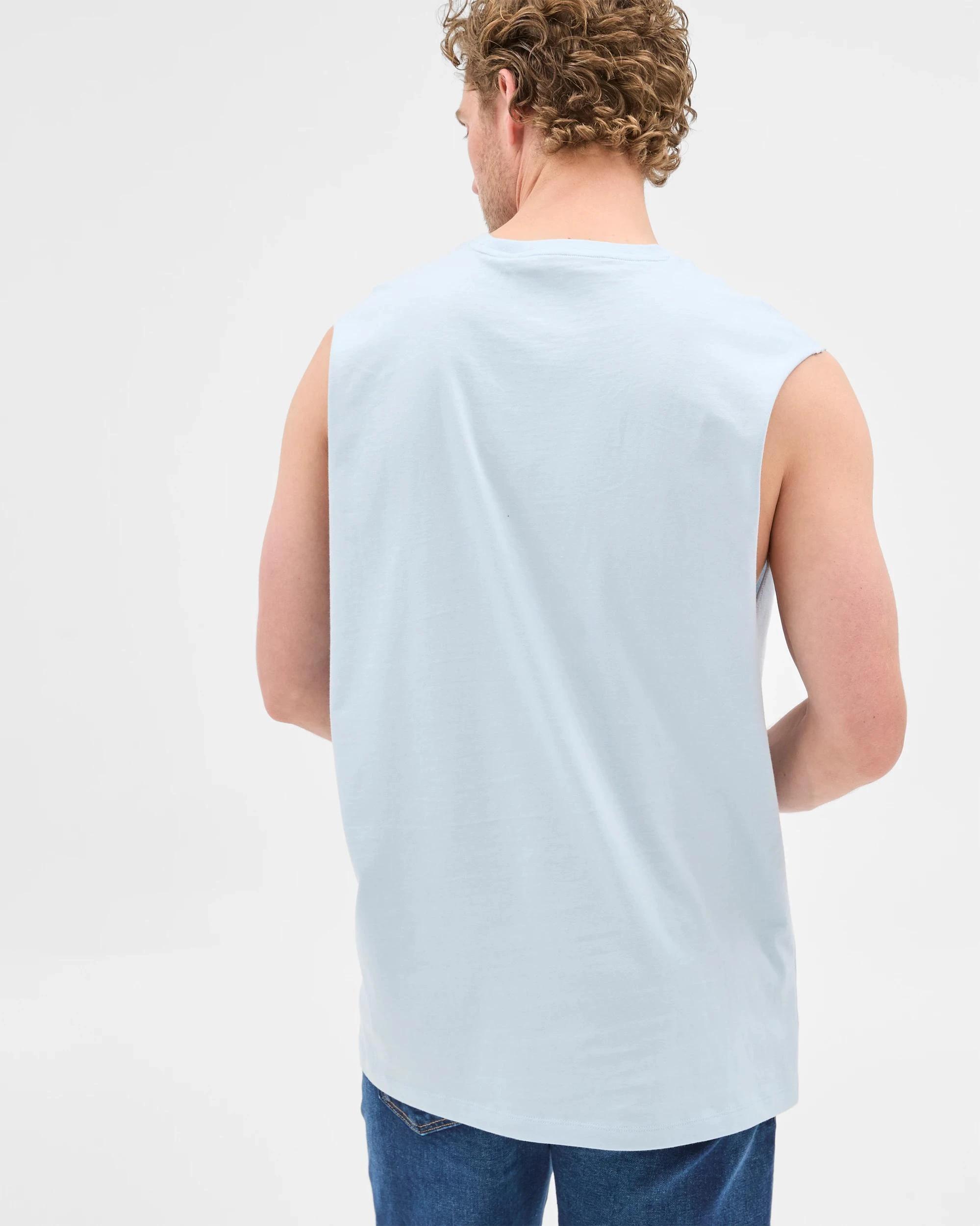 5 Target Australian Cotton Plain Tank Top LIGHT BLUE, 5 of 5