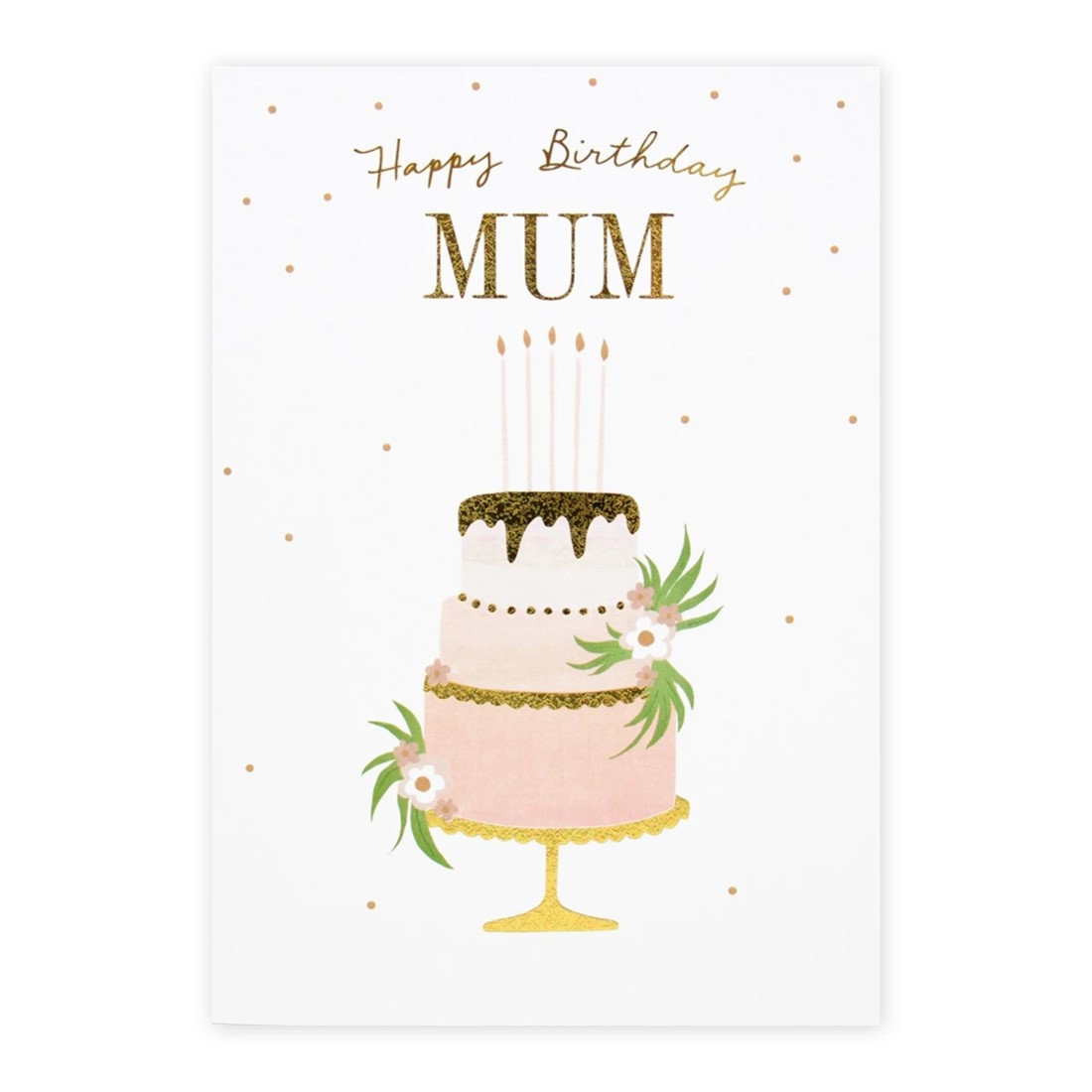 3 Connections from Hallmark Birthday Card for Mum - Floral Three Tiered Cake, 3 of 3