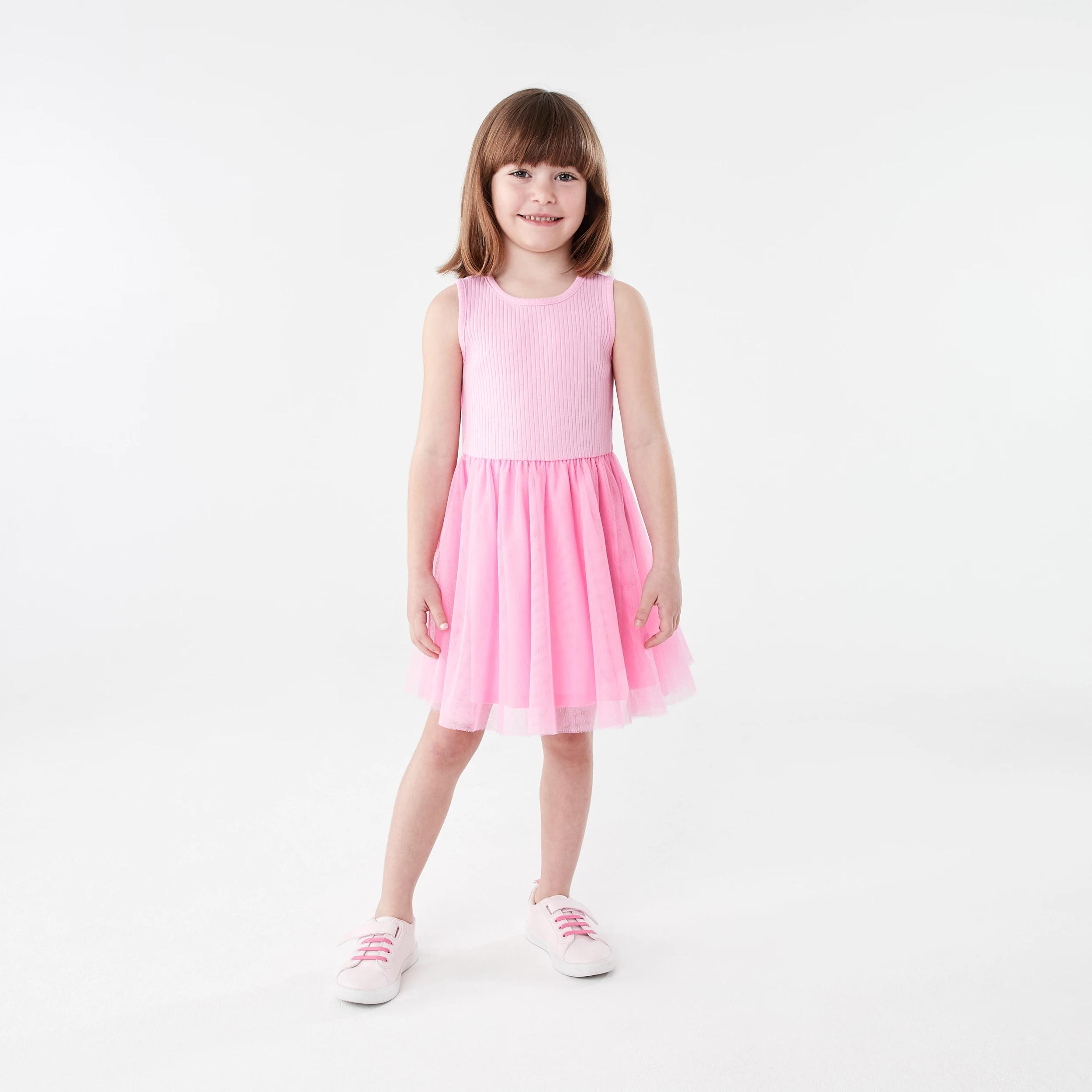 6 Sleeveless Tulle Dress PRISMATIC PINK, 6 of 7