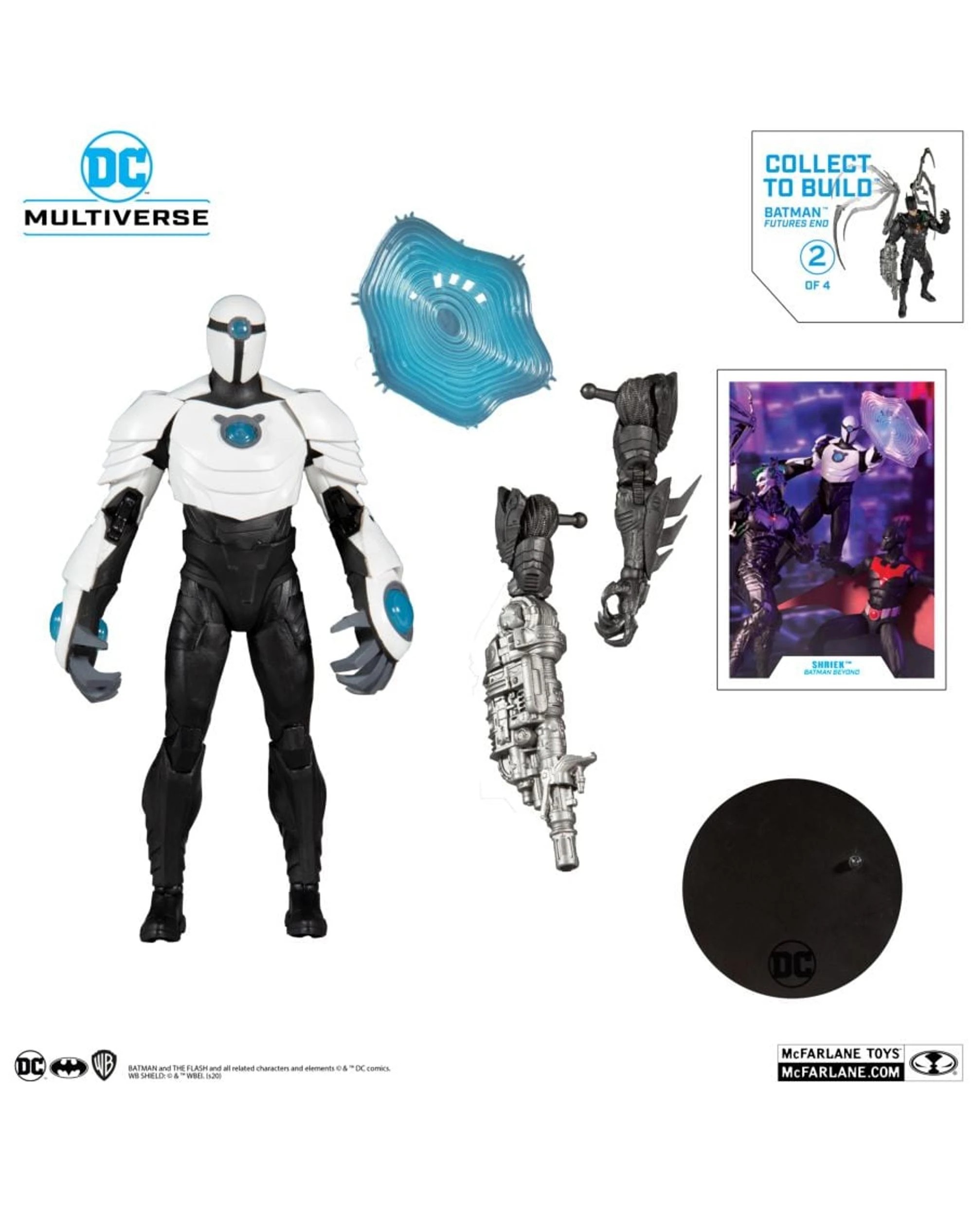 7 DC Multiverse Batman Beyond Shriek 7 inch Action Figure, 7 of 10