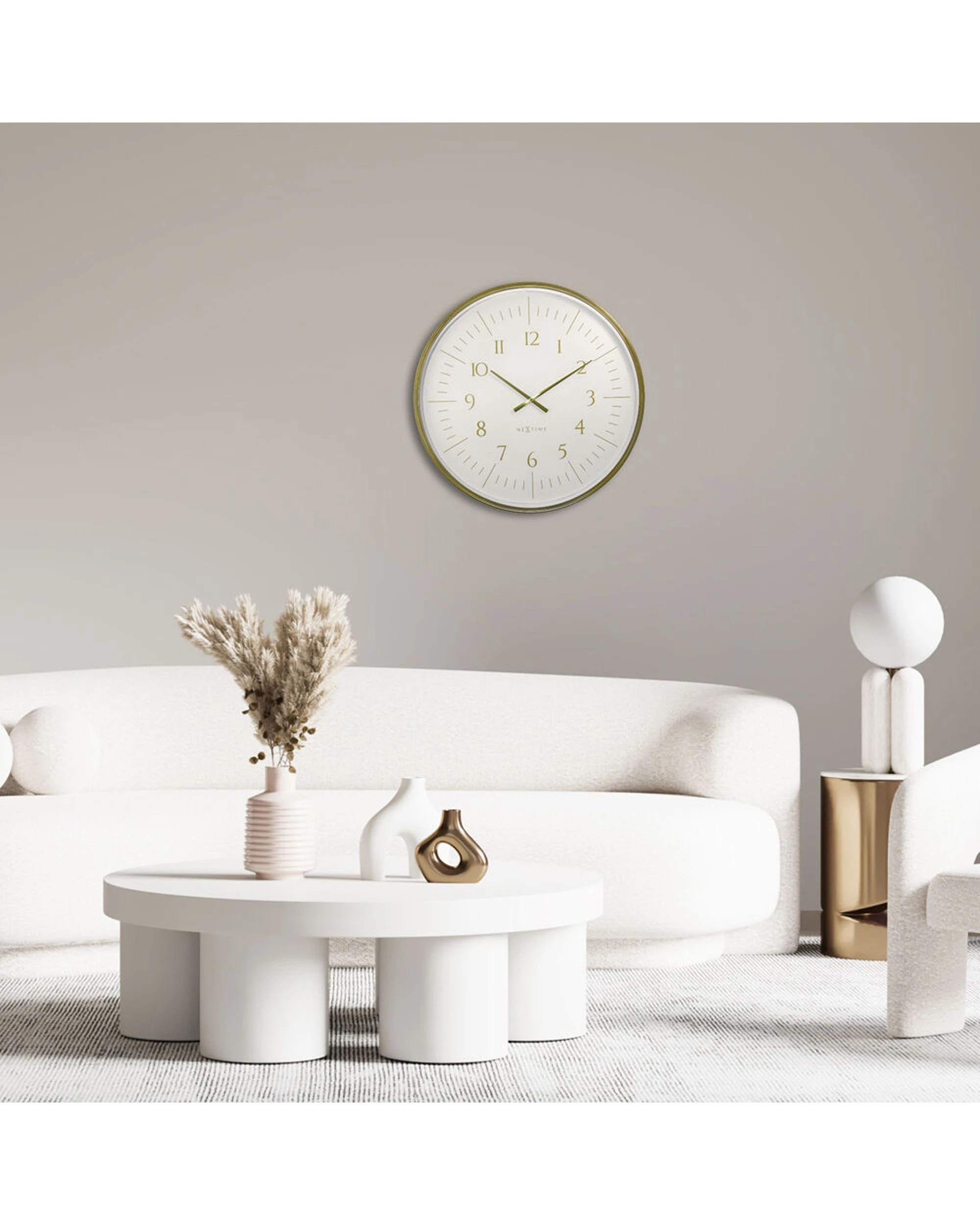 5 NeXtime Galaxy Large Wall Clock Modern Design 76cm - Multi, 5 of 5