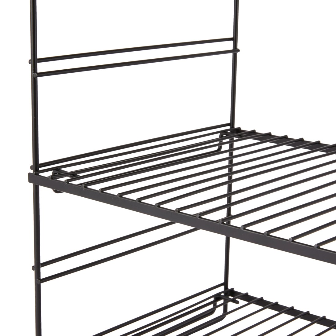 6 Black Wire 3 Tier Shelf, 6 of 7