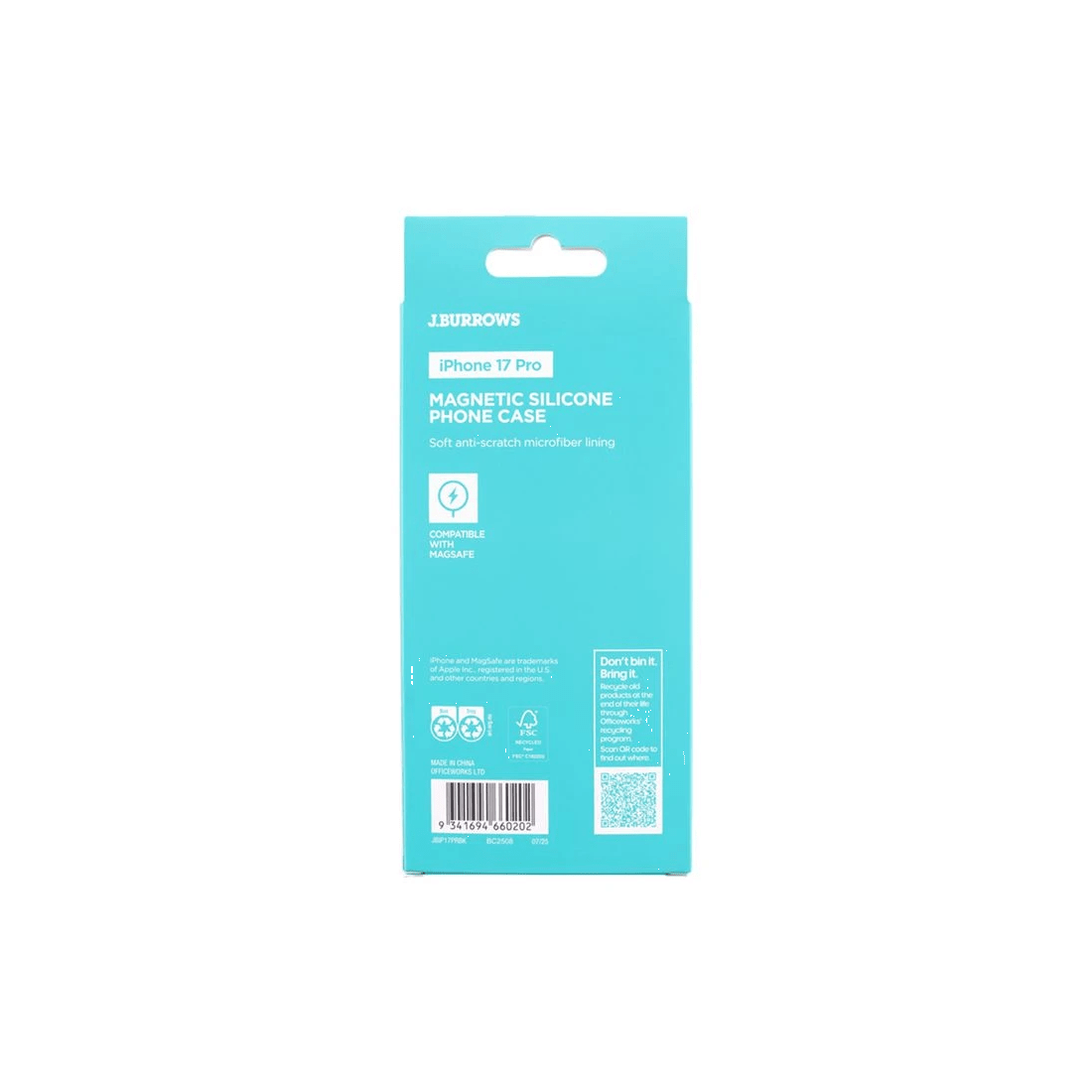 2 J.Burrows MagSafe Case iPhone 17 Pro Black, 2 of 4