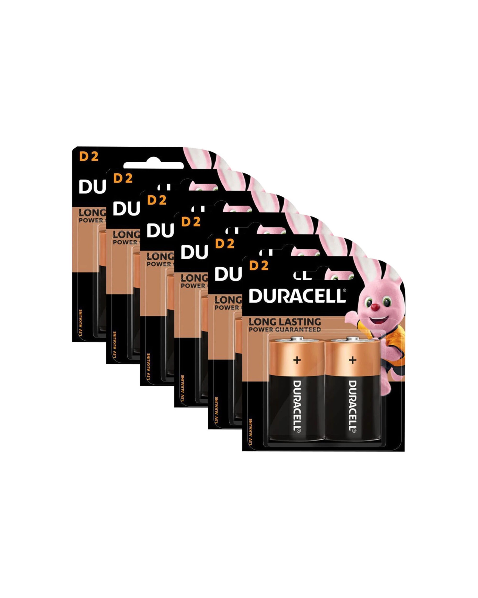 1 Duracell 6PK 2pc D Size 1.5V Alkaline Batteries Long Lasting Power - Multi, 1 of 1