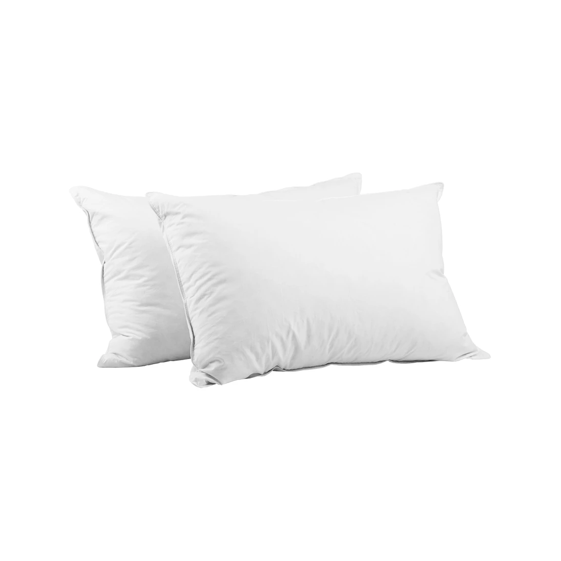 1 Giselle Bedding Duck Feather Down Pillow Twin Pack - White, 1 of 7