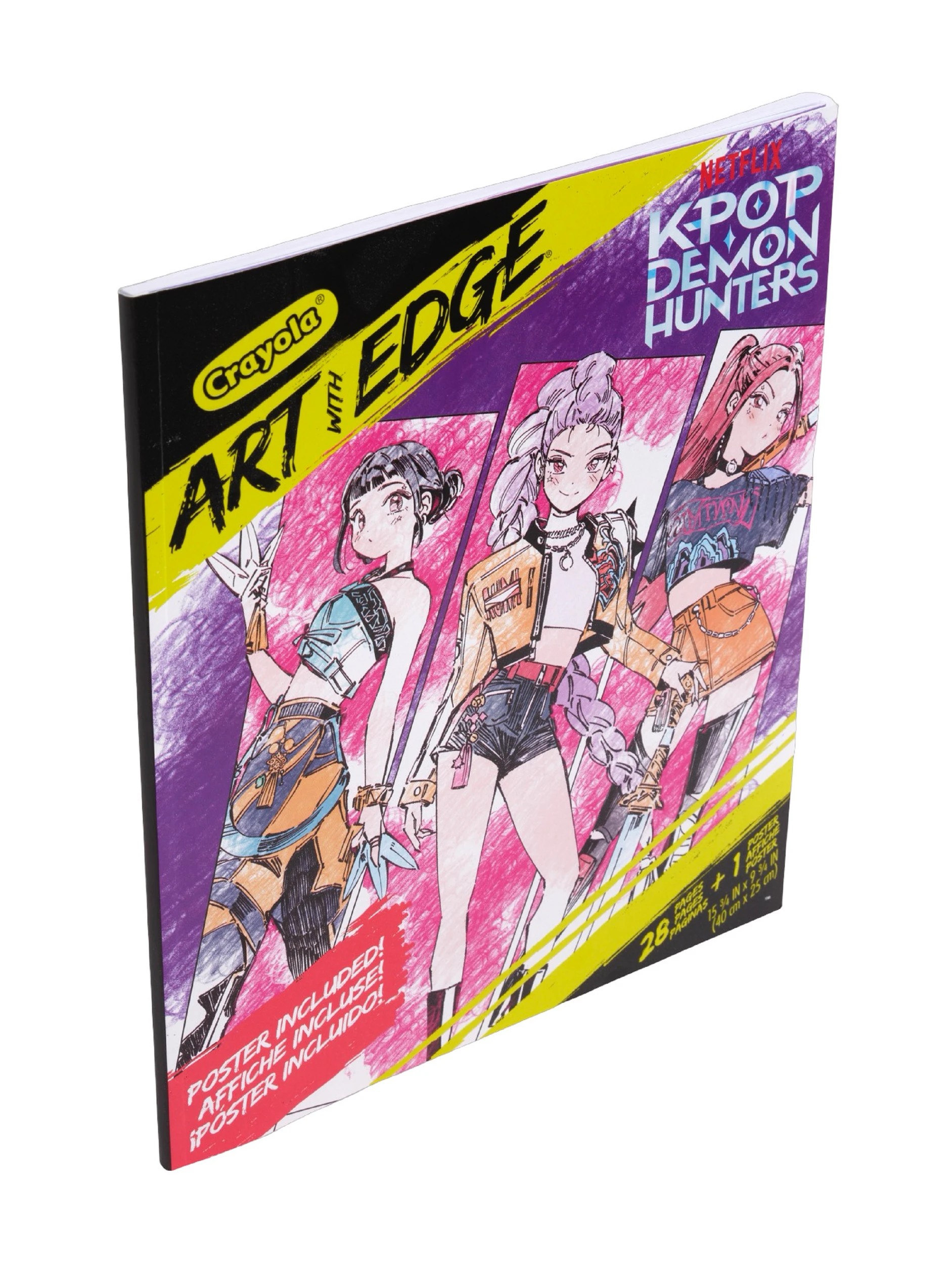2 Crayola KPop Demon Hunters Art with Edge Coloring Book - Multi, 2 of 5