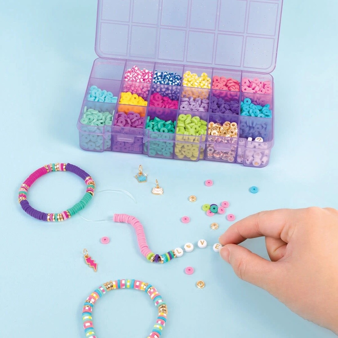 4 3364 Piece Make It Real Heishi Craze Beads Set with Case, 4 of 6