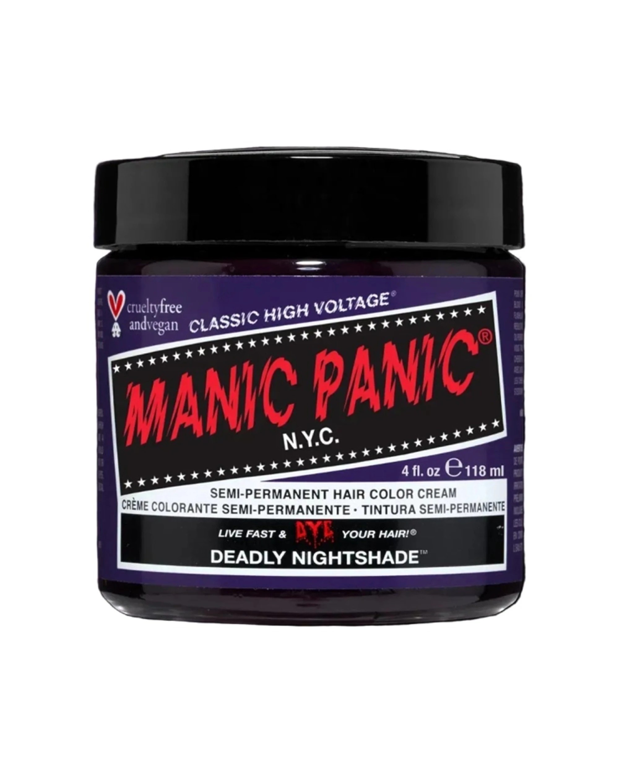 1 Manic Panic High Voltage Classic Hair Colour 118ml Deadly Nightshade - Purple, 1 of 1