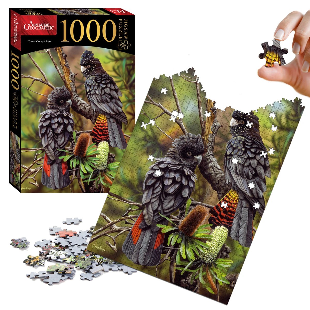 2 Puzzle Master Travel Companions 1000 Piece Puzzle, 2 of 7