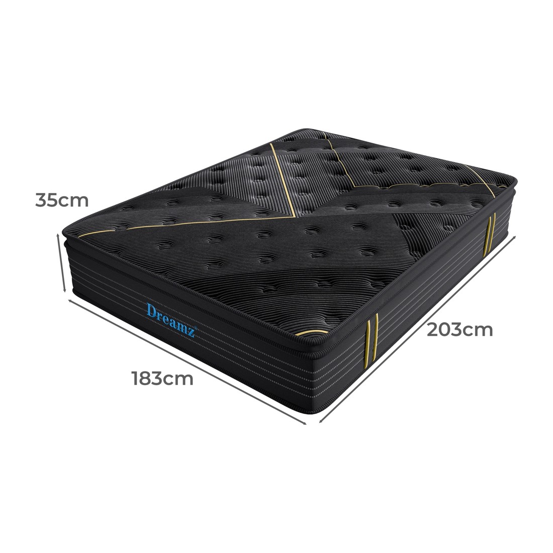 3 Dreamz King Firm Spring 35cm Mattress, 3 of 6