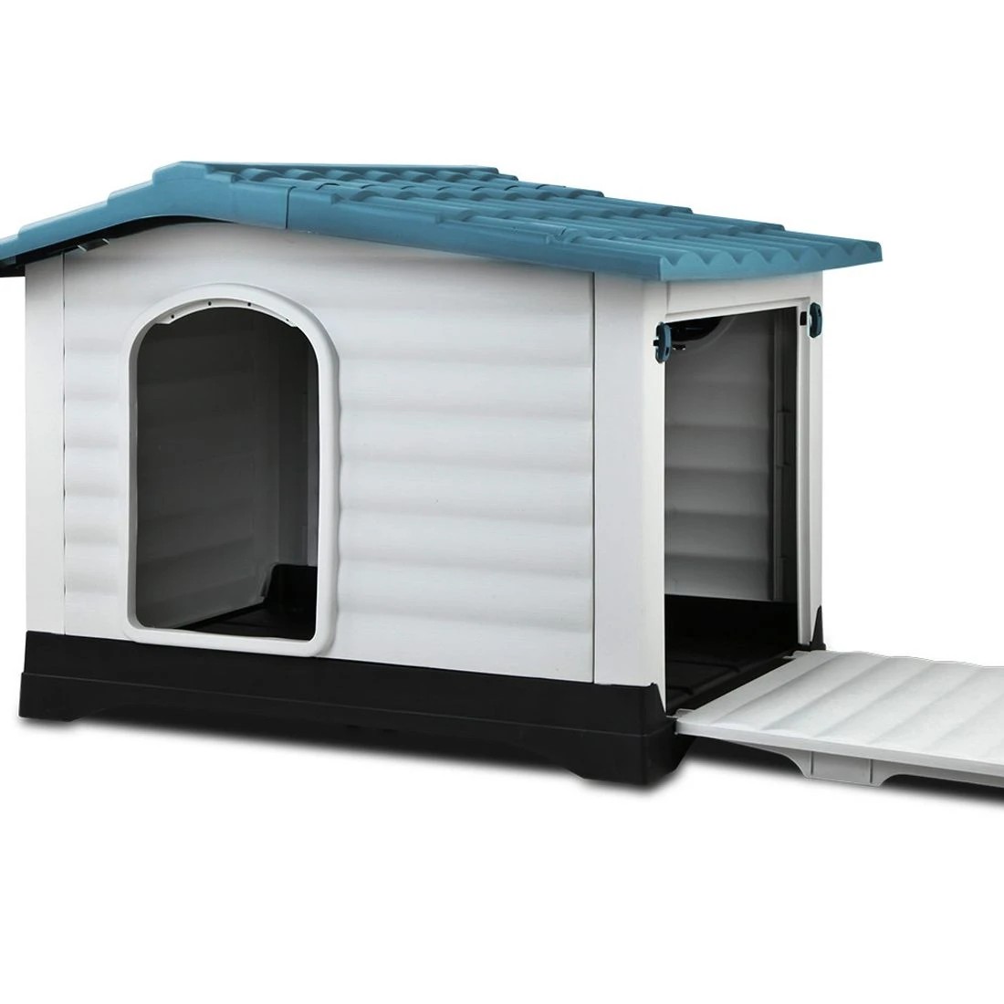 1 i.Pet Dog Kennel House Extra Large Outdoor Plastic Puppy Pet Cabin Shelter XL - Multi, 1 of 7