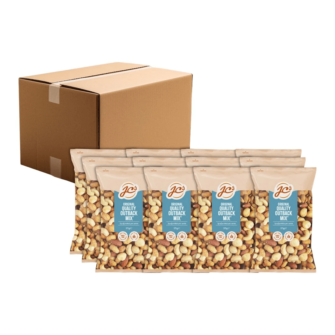 1 JC’s Quality Foods Original Outback Mix 375g 12 Pack, 1 of 2