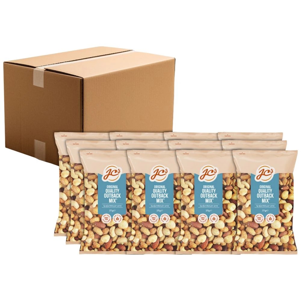 1 JC’s Quality Foods Original Outback Mix 375g 12 Pack, 1 of 2